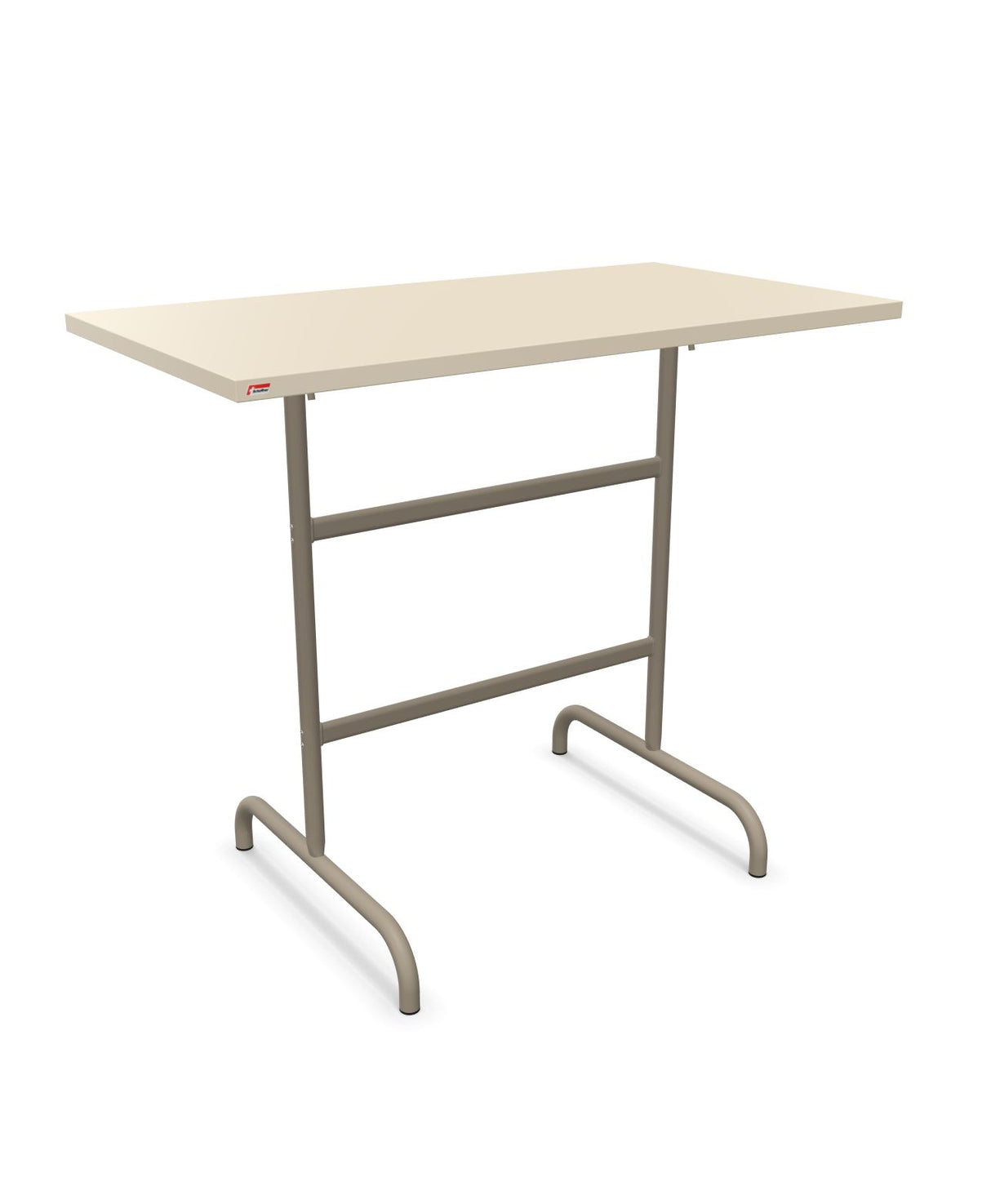 Schaffner Säntis Table haute rabattable 130x70cm h:110cm Sable Pastel 15 Champagne 85