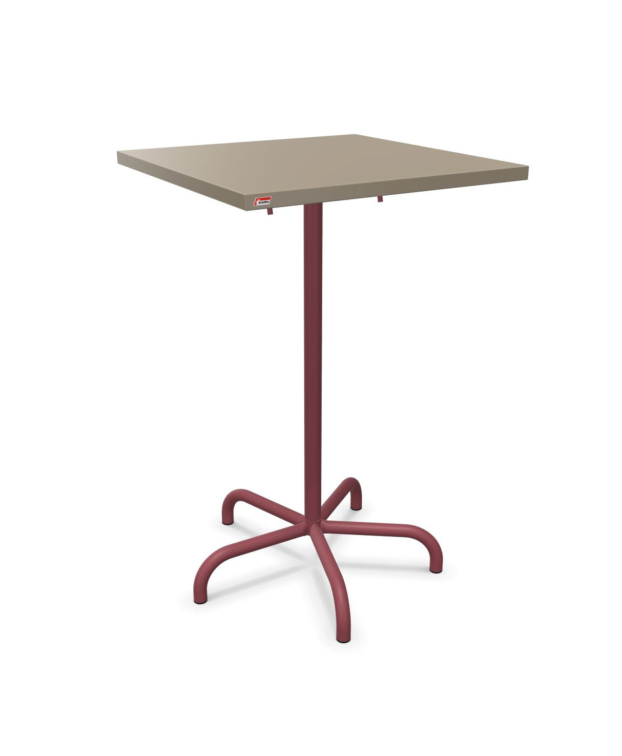 Schaffner Säntis Table haute rabattable 70x70cm h:110cm