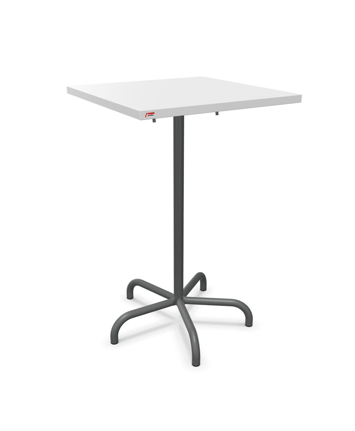 Schaffner Säntis Table haute rabattable 70x70cm h:110cm