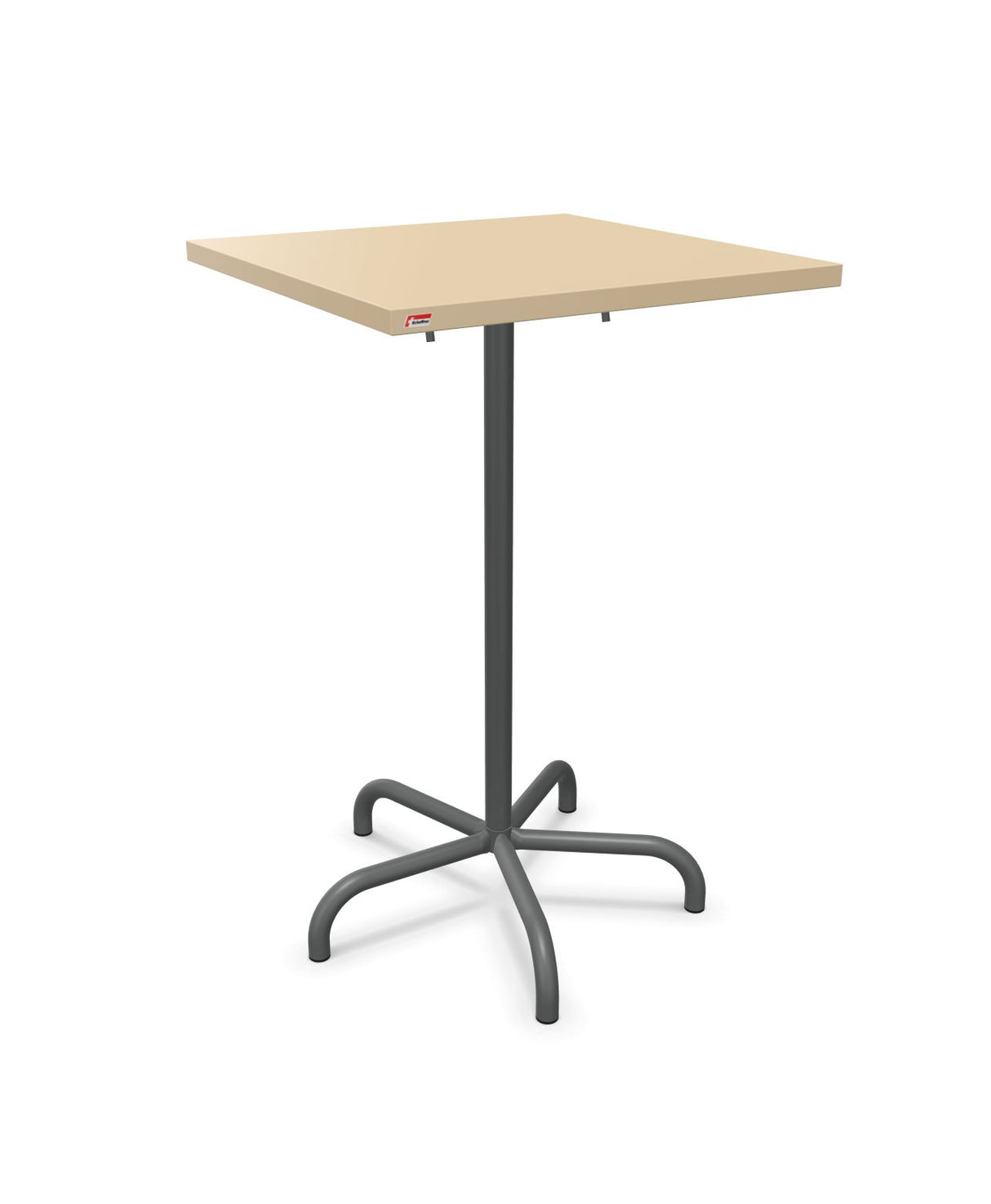 Schaffner Säntis Table haute rabattable 70x70cm h:110cm