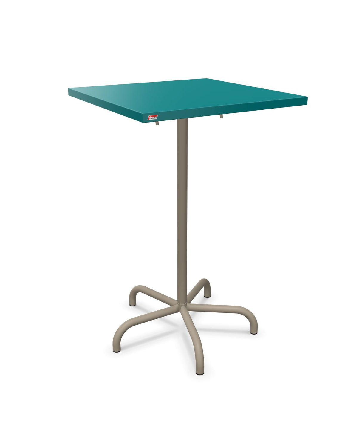 Schaffner Säntis Table haute rabattable 70x70cm h:110cm Bleu Kali 56 Champagne 85