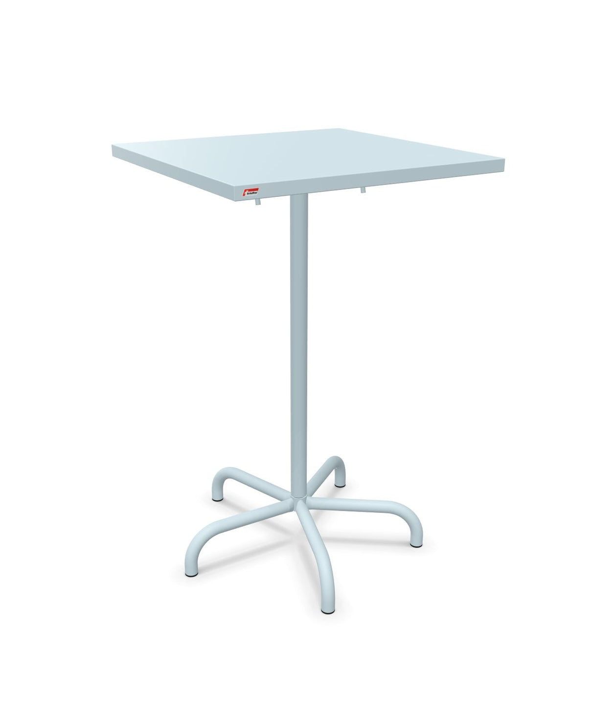 Schaffner Säntis Table haute rabattable 70x70cm h:110cm Bleu Pastel 51 Bleu Pastel 51