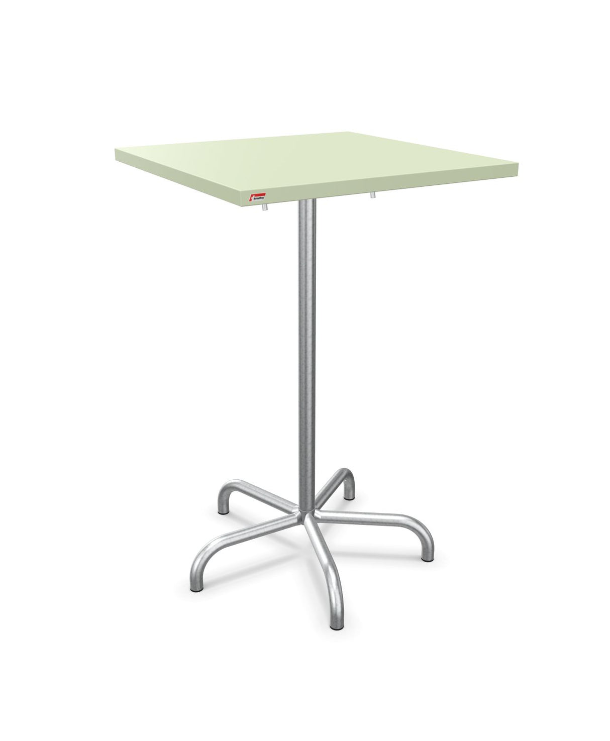 Schaffner Säntis Table haute rabattable 70x70cm h:110cm Vert Pastel 64 Galvanisé à chaud 02