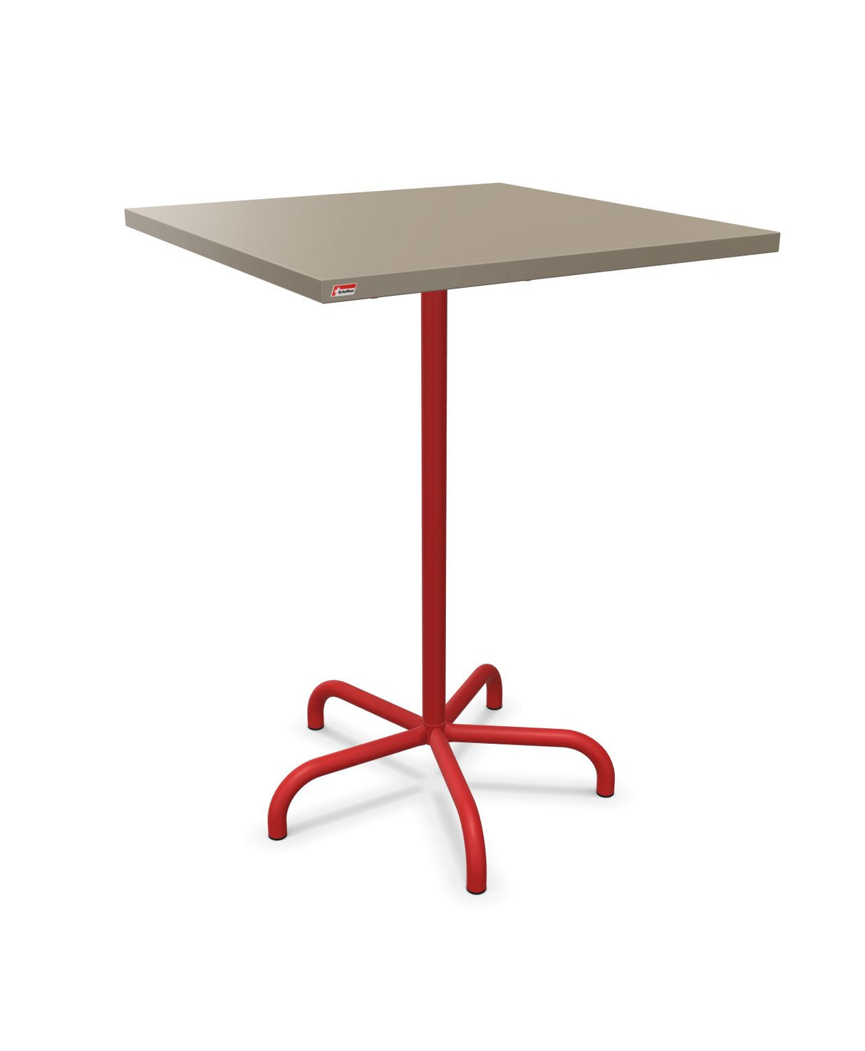 Schaffner Säntis Table haute rabattable 80x80cm h:110cm