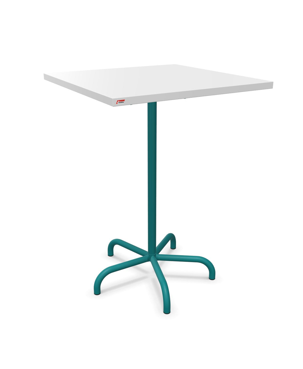 Schaffner Säntis Table haute rabattable 80x80cm h:110cm