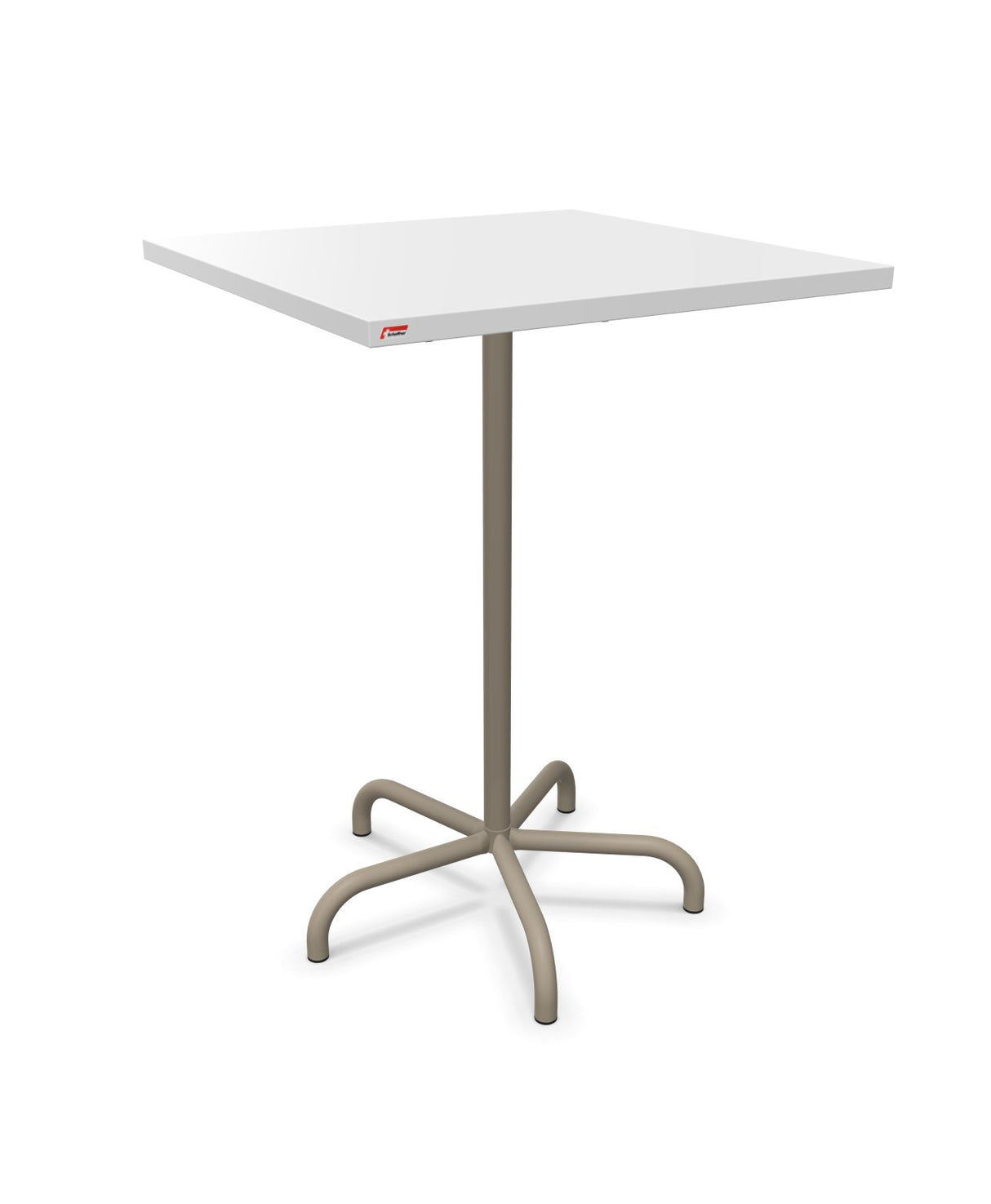Schaffner Säntis Table haute rabattable 80x80cm h:110cm