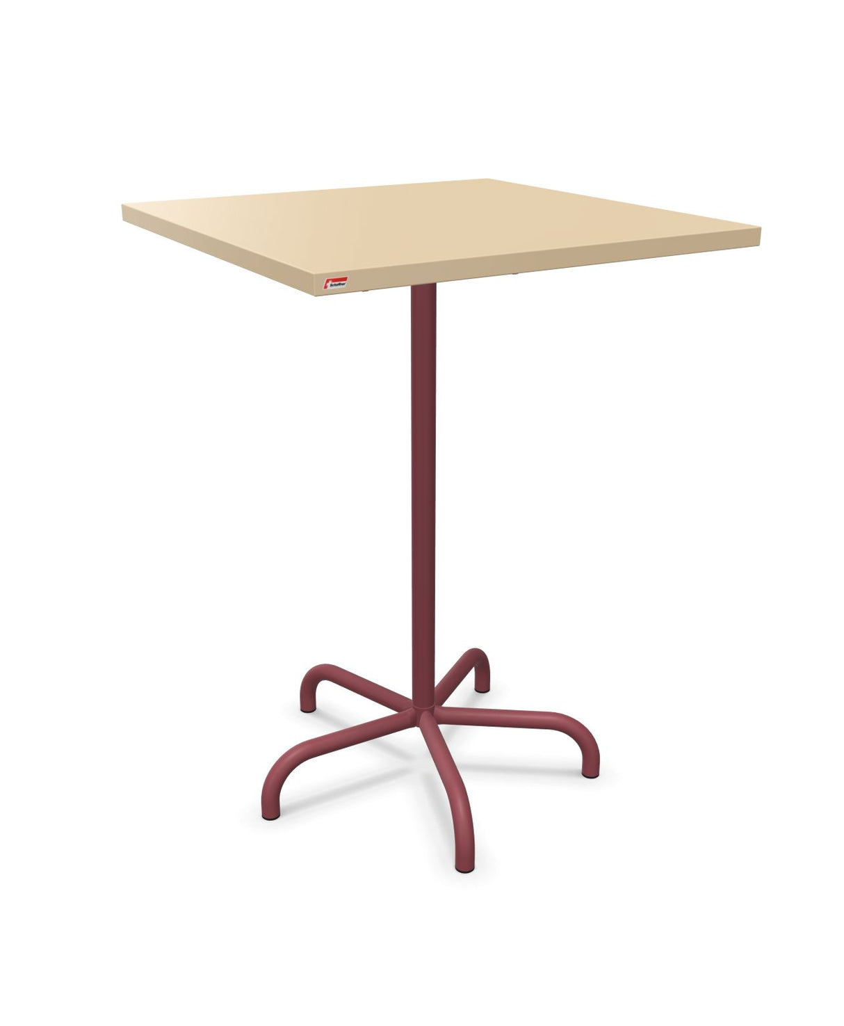 Schaffner Säntis Table haute rabattable 80x80cm h:110cm