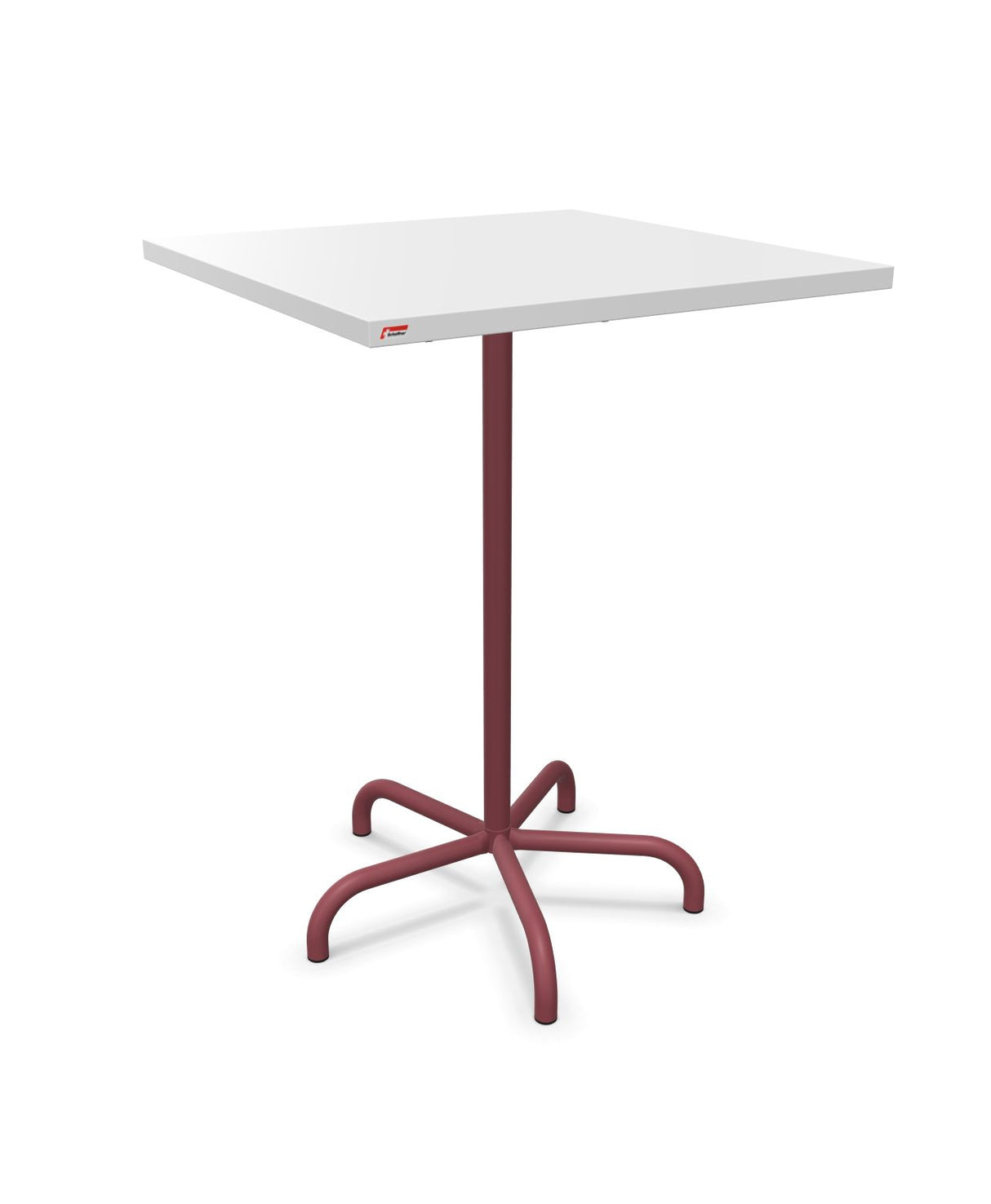 Schaffner Säntis Table haute rabattable 80x80cm h:110cm