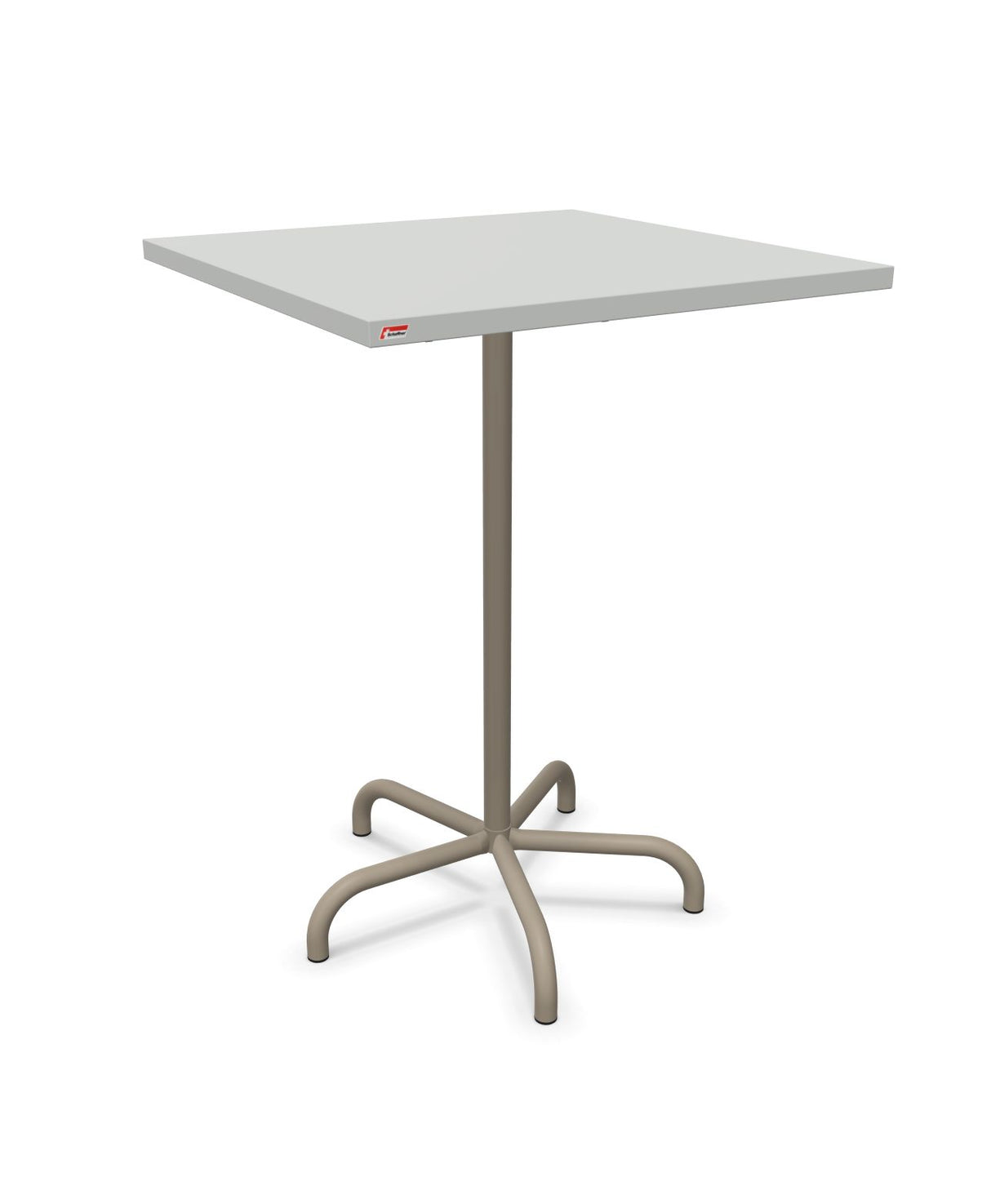 Schaffner Säntis Table haute rabattable 80x80cm h:110cm