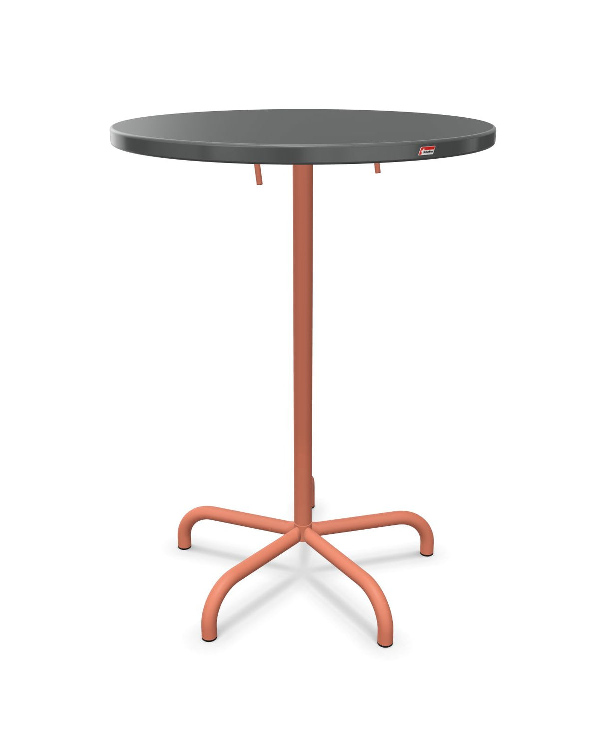 Schaffner Säntis Table haute rabattable ronde Ø80cm h:110cm