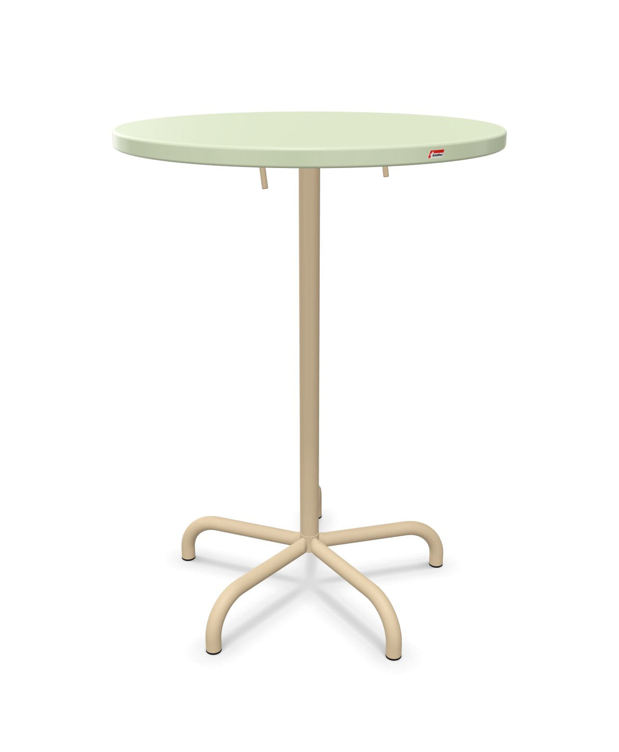 Schaffner Säntis Table haute rabattable ronde Ø80cm h:110cm