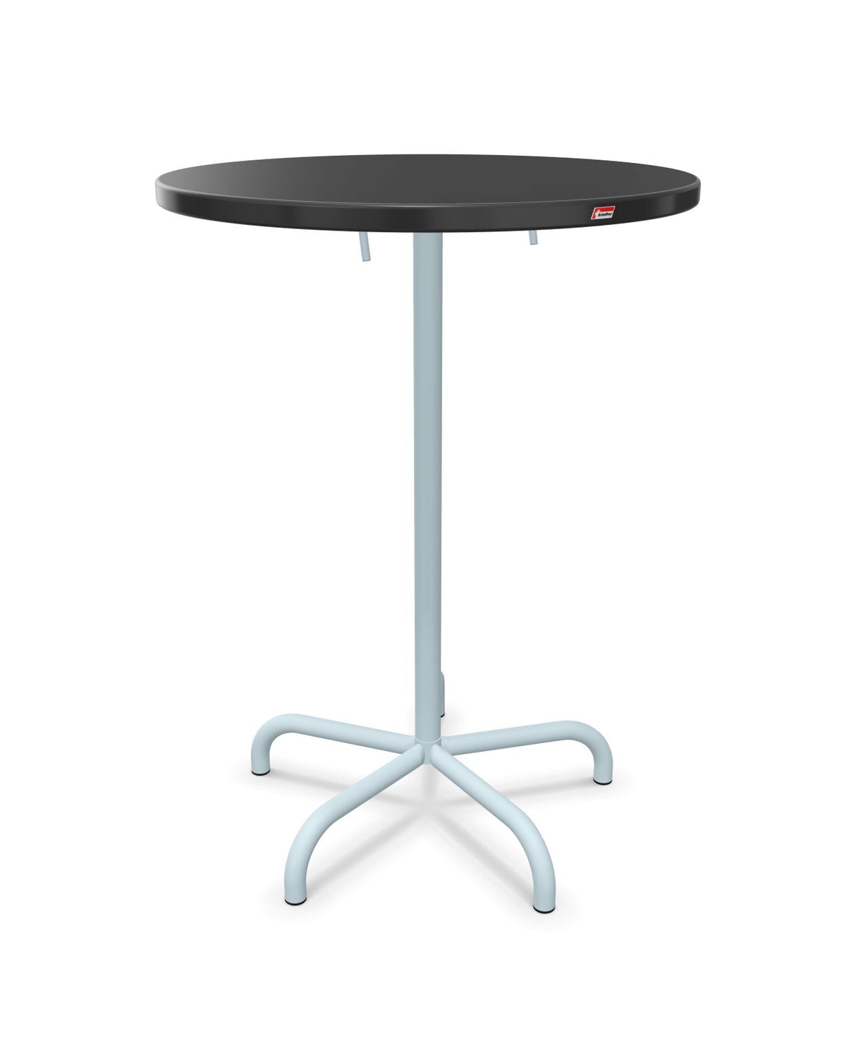 Schaffner Säntis Table haute rabattable ronde Ø80cm h:110cm
