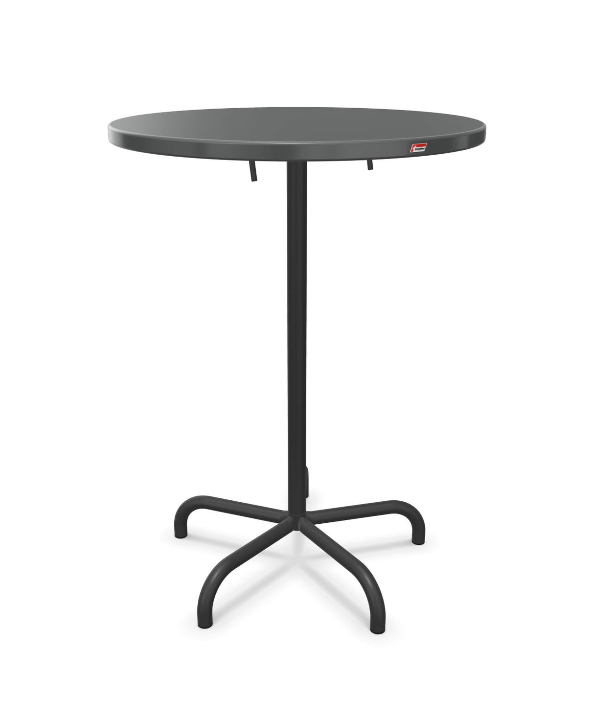 Schaffner Säntis Table haute rabattable ronde Ø80cm h:110cm