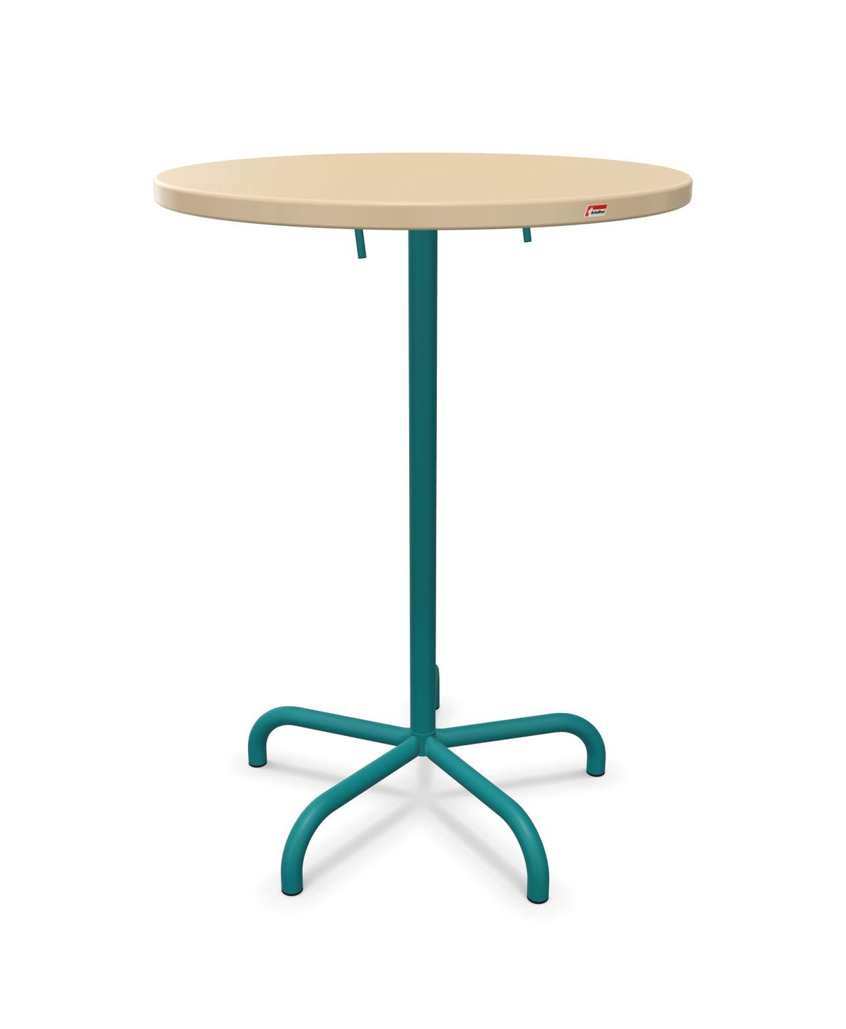 Schaffner Säntis Table haute rabattable ronde Ø80cm h:110cm