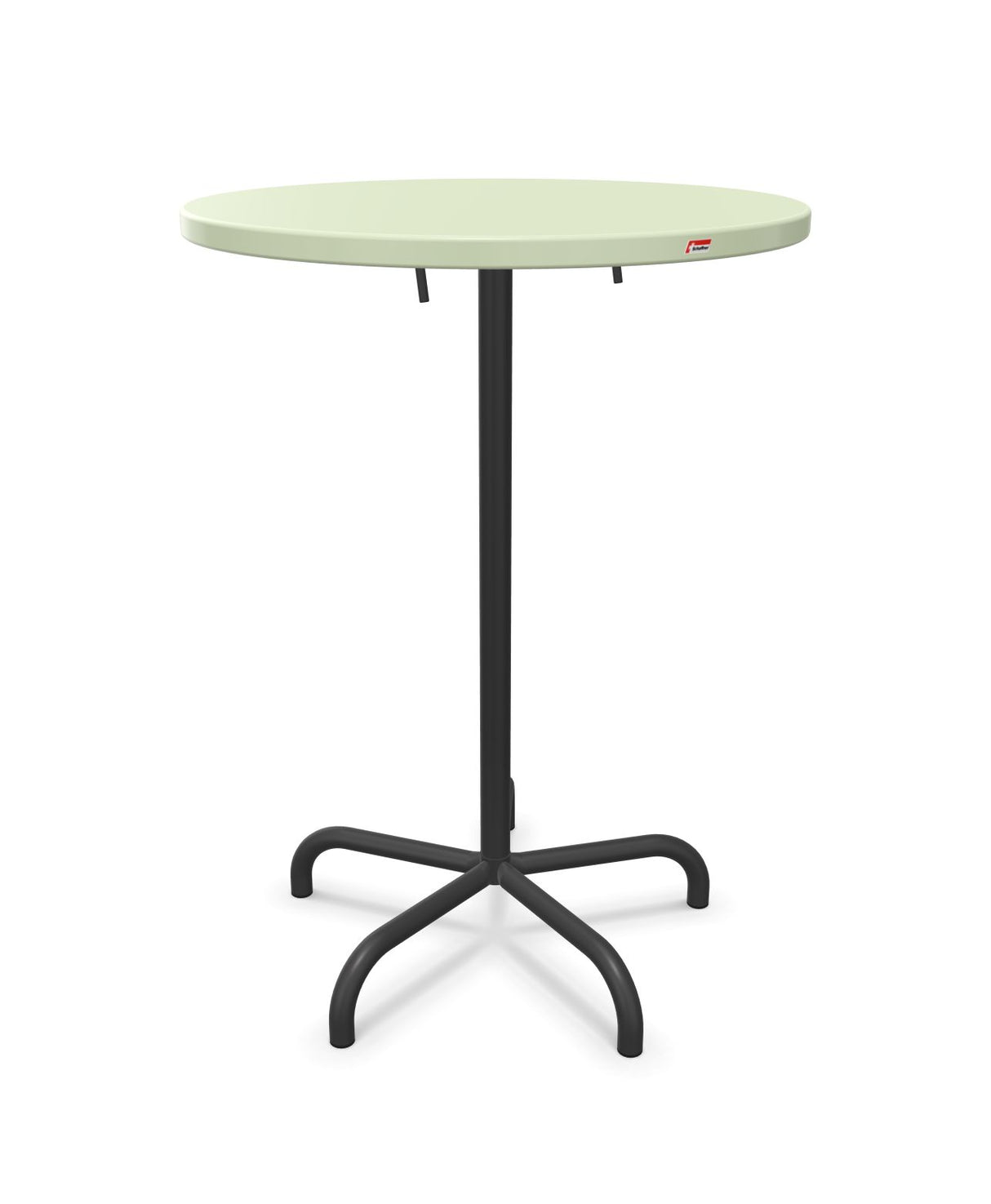 Schaffner Säntis Table haute rabattable ronde Ø80cm h:110cm