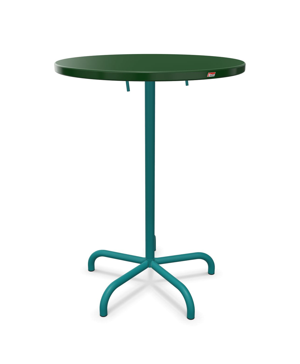 Schaffner Säntis Table haute rabattable ronde Ø80cm h:110cm