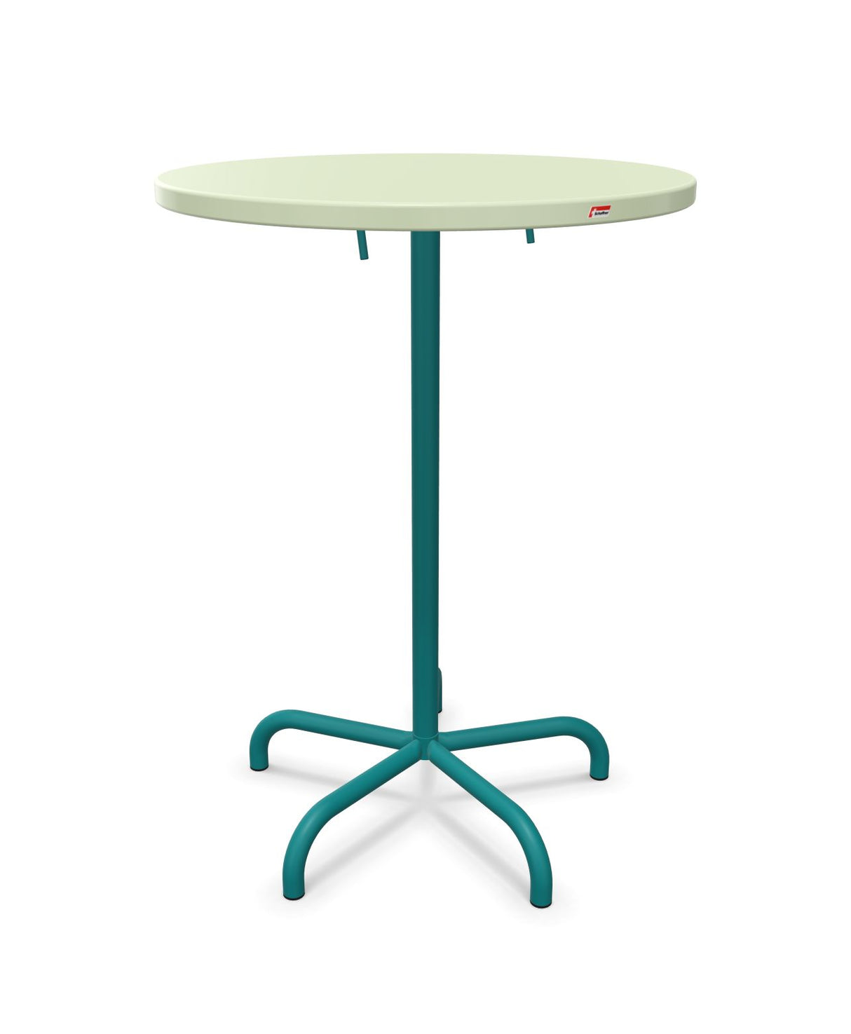 Schaffner Säntis Table haute rabattable ronde Ø80cm h:110cm