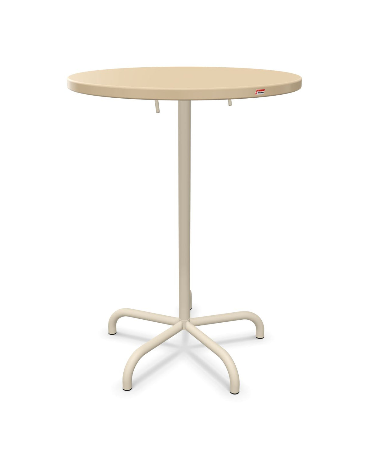Schaffner Säntis Table haute rabattable ronde Ø80cm h:110cm