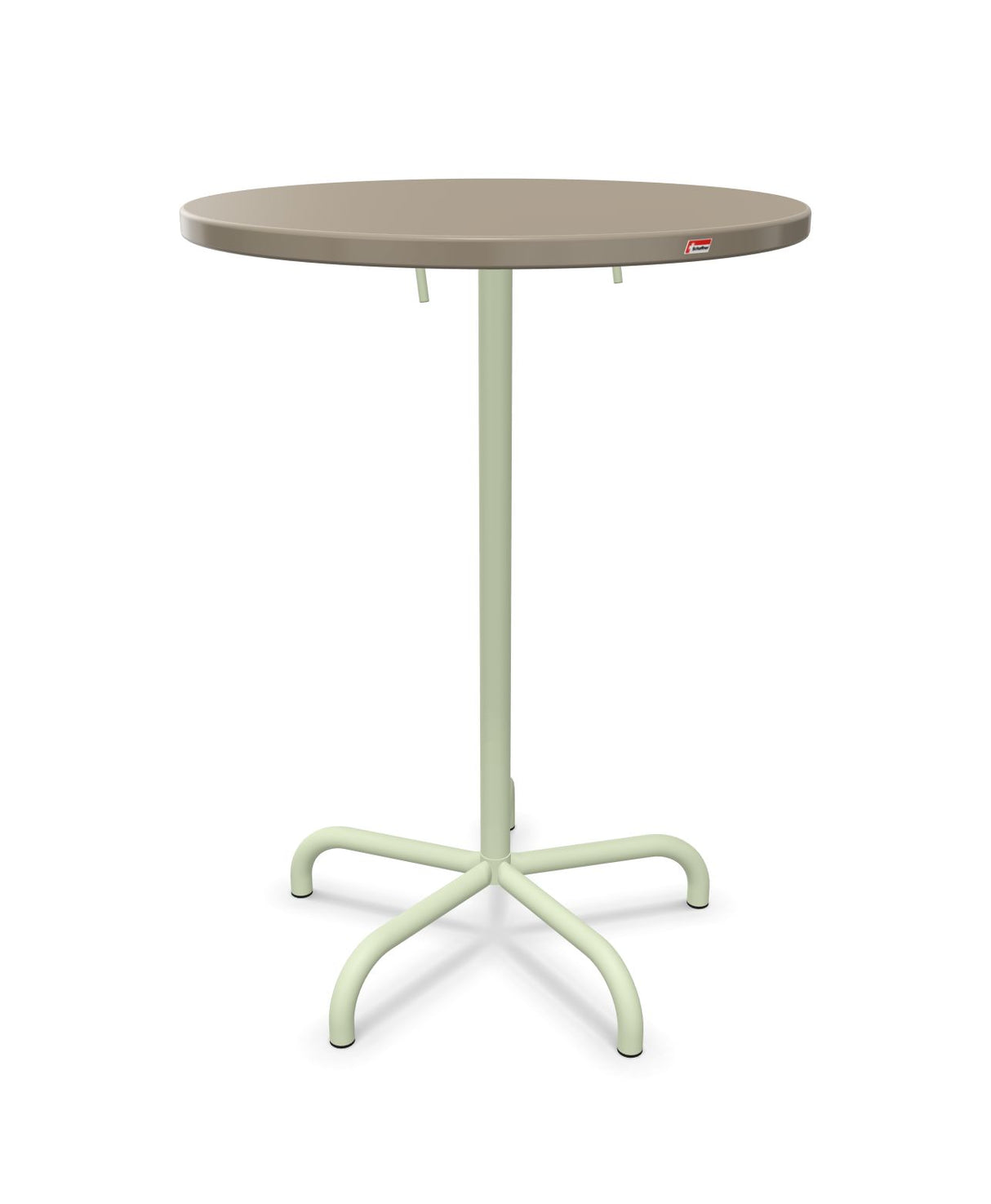 Schaffner Säntis Table haute rabattable ronde Ø80cm h:110cm