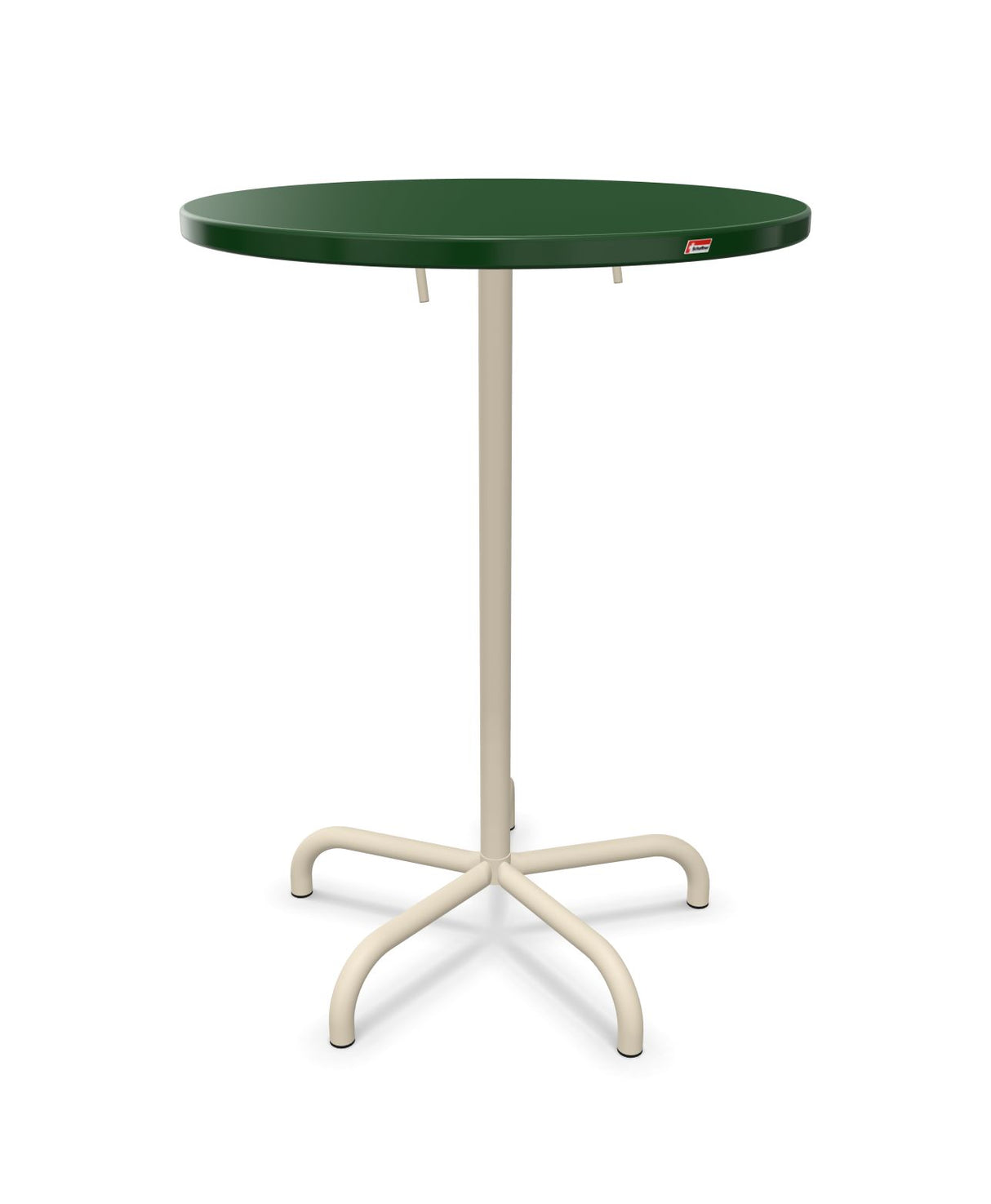 Schaffner Säntis Table haute rabattable ronde Ø80cm h:110cm