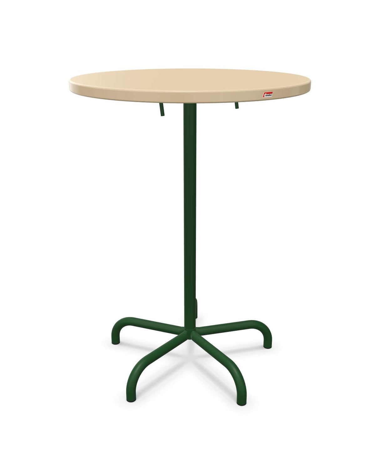Schaffner Säntis Table haute rabattable ronde Ø80cm h:110cm