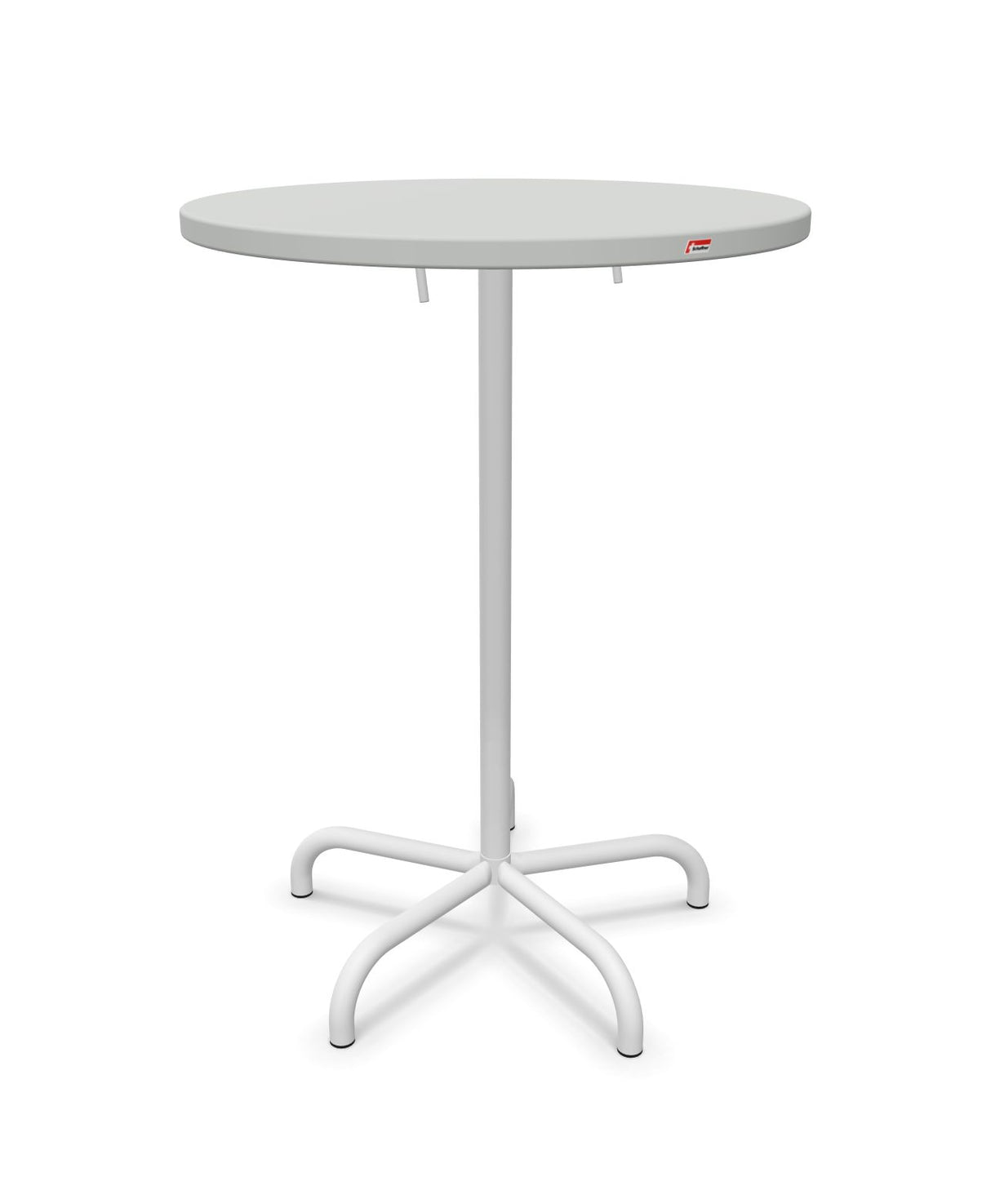 Schaffner Säntis Table haute rabattable ronde Ø80cm h:110cm