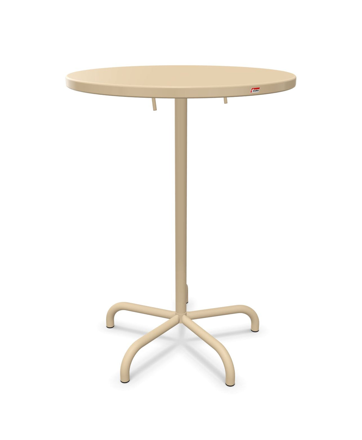 Schaffner Säntis Table haute rabattable ronde Ø80cm h:110cm