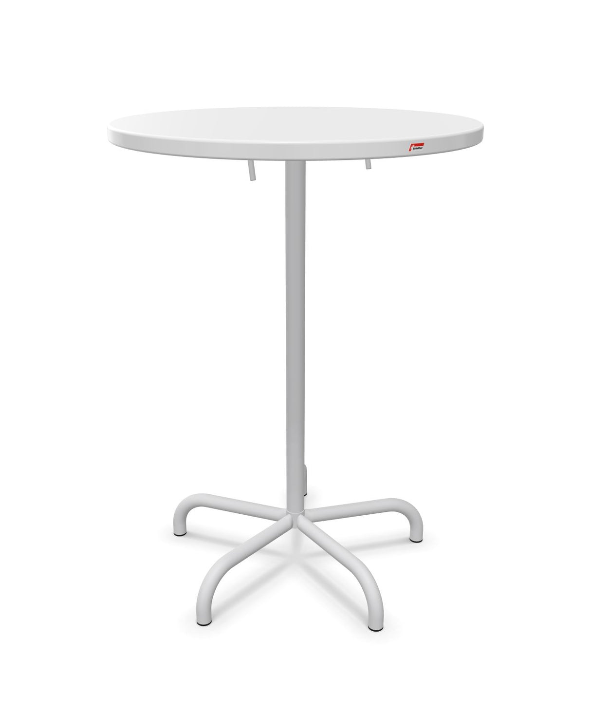 Schaffner Säntis Table haute rabattable ronde Ø80cm h:110cm
