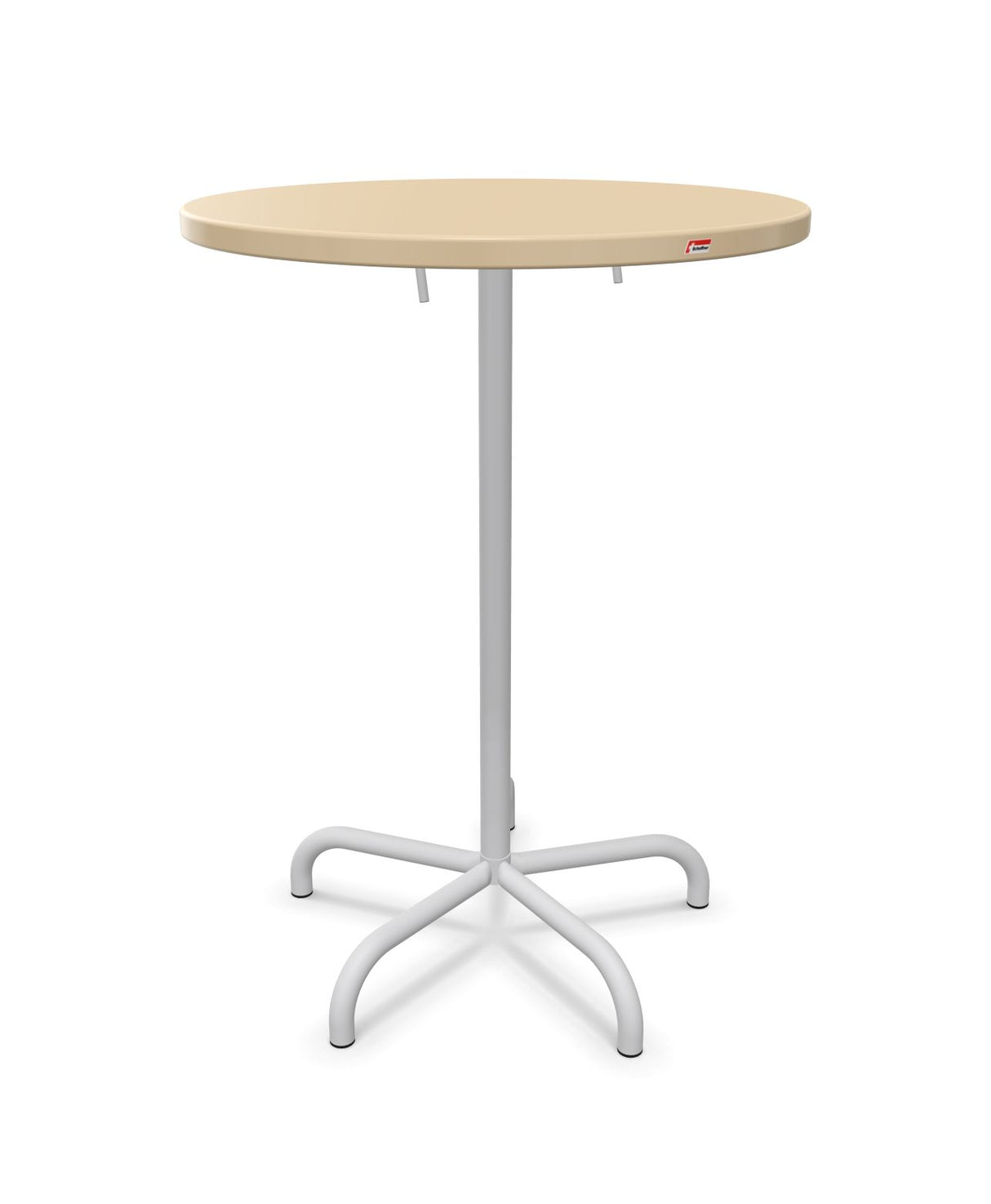 Schaffner Säntis Table haute rabattable ronde Ø80cm h:110cm