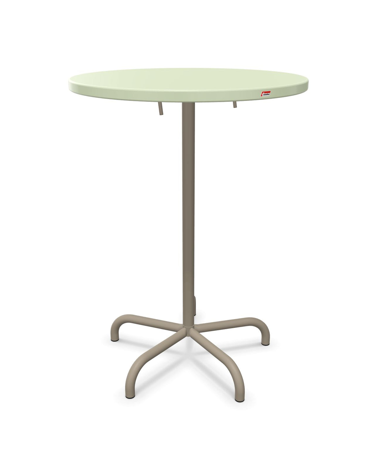 Schaffner Säntis Table haute rabattable ronde Ø80cm h:110cm
