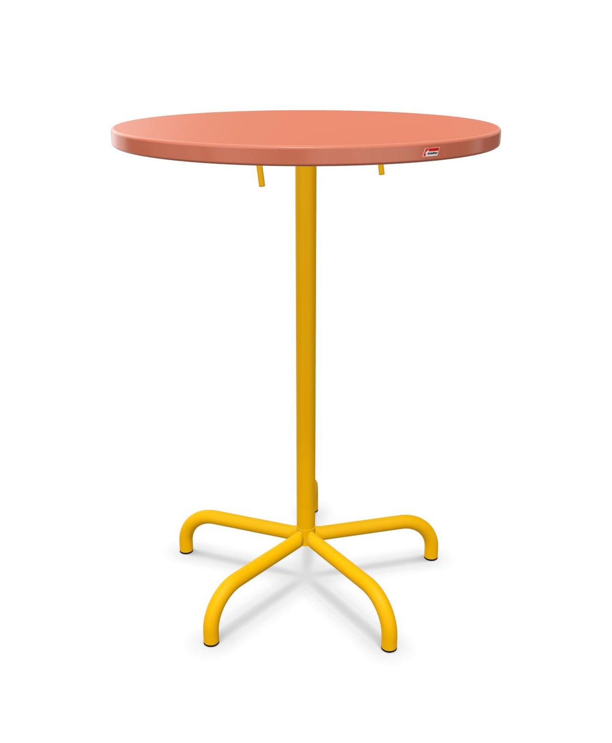 Schaffner Säntis Table haute rabattable ronde Ø80cm h:110cm