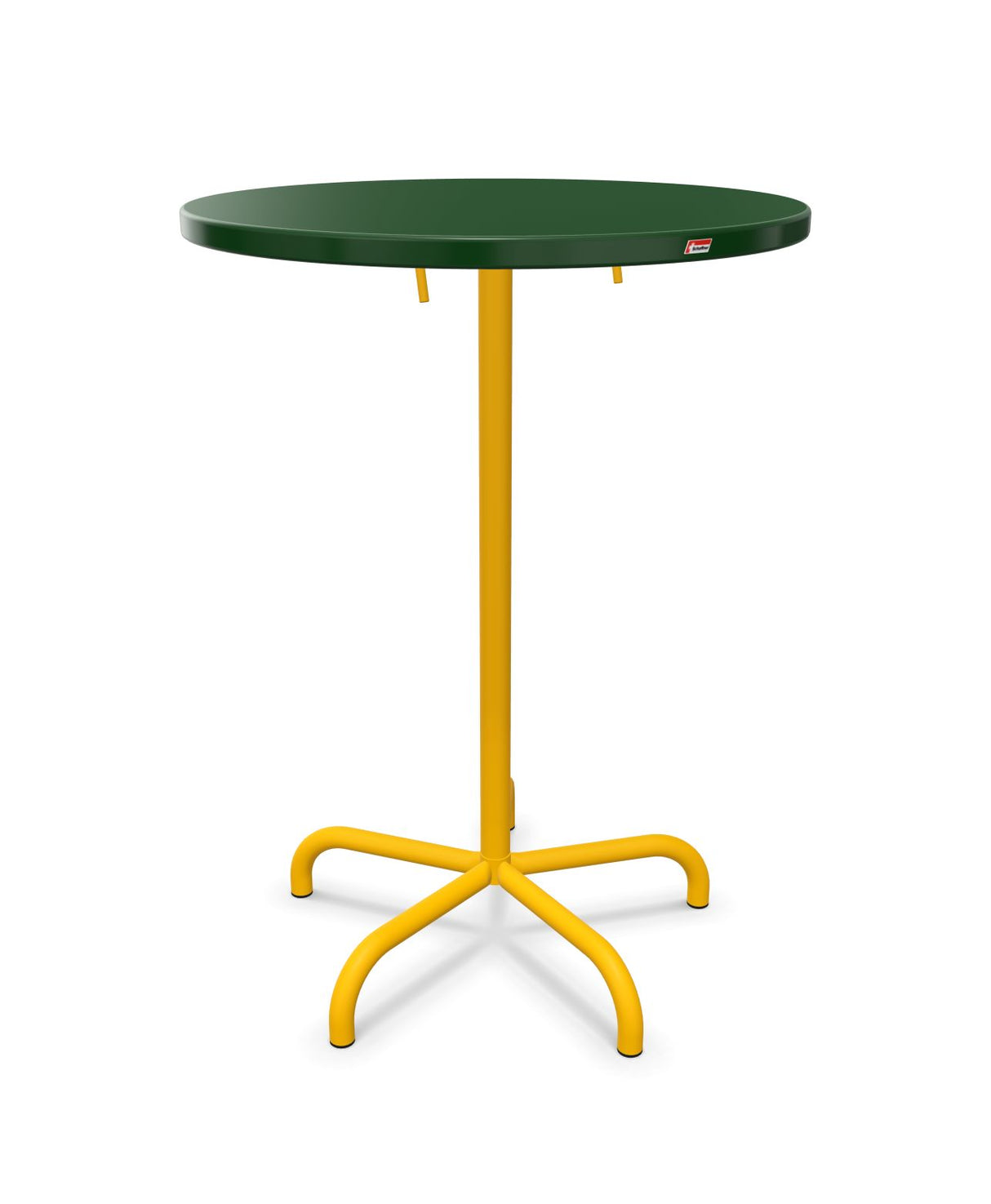 Schaffner Säntis Table haute rabattable ronde Ø80cm h:110cm