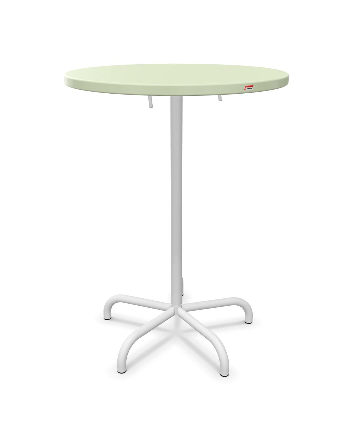 Schaffner Säntis Table haute rabattable ronde Ø80cm h:110cm