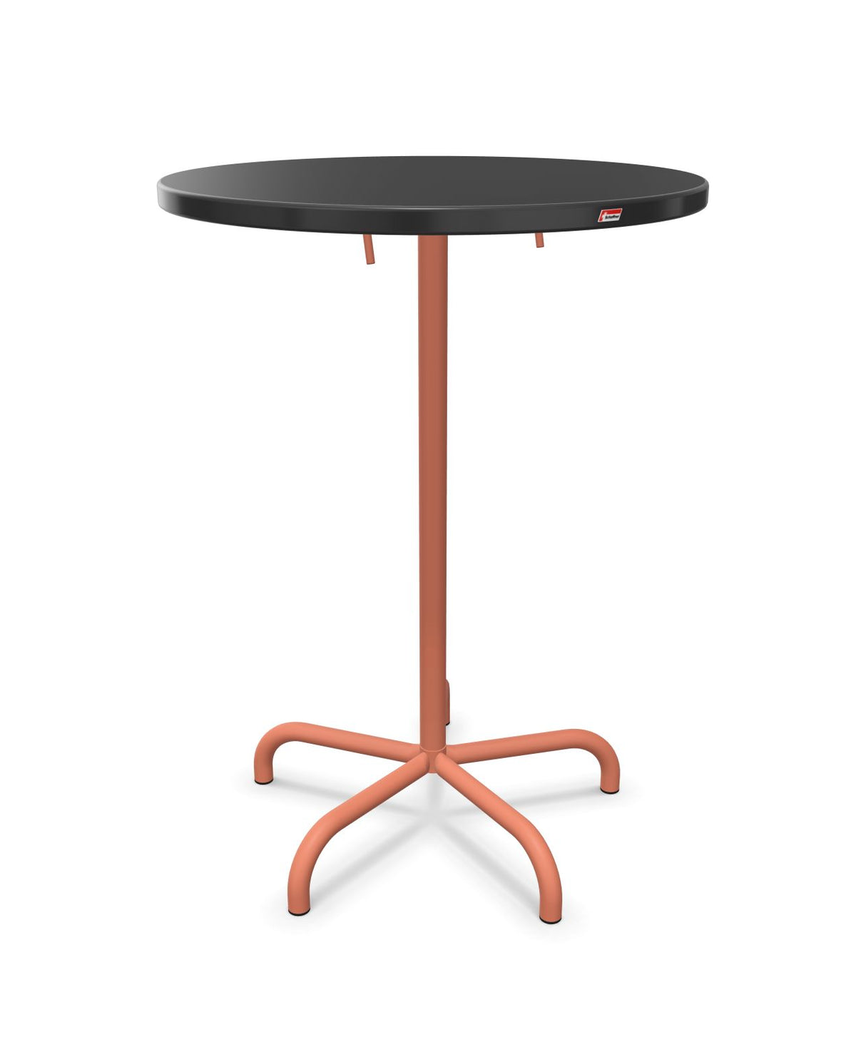Schaffner Säntis Table haute rabattable ronde Ø80cm h:110cm