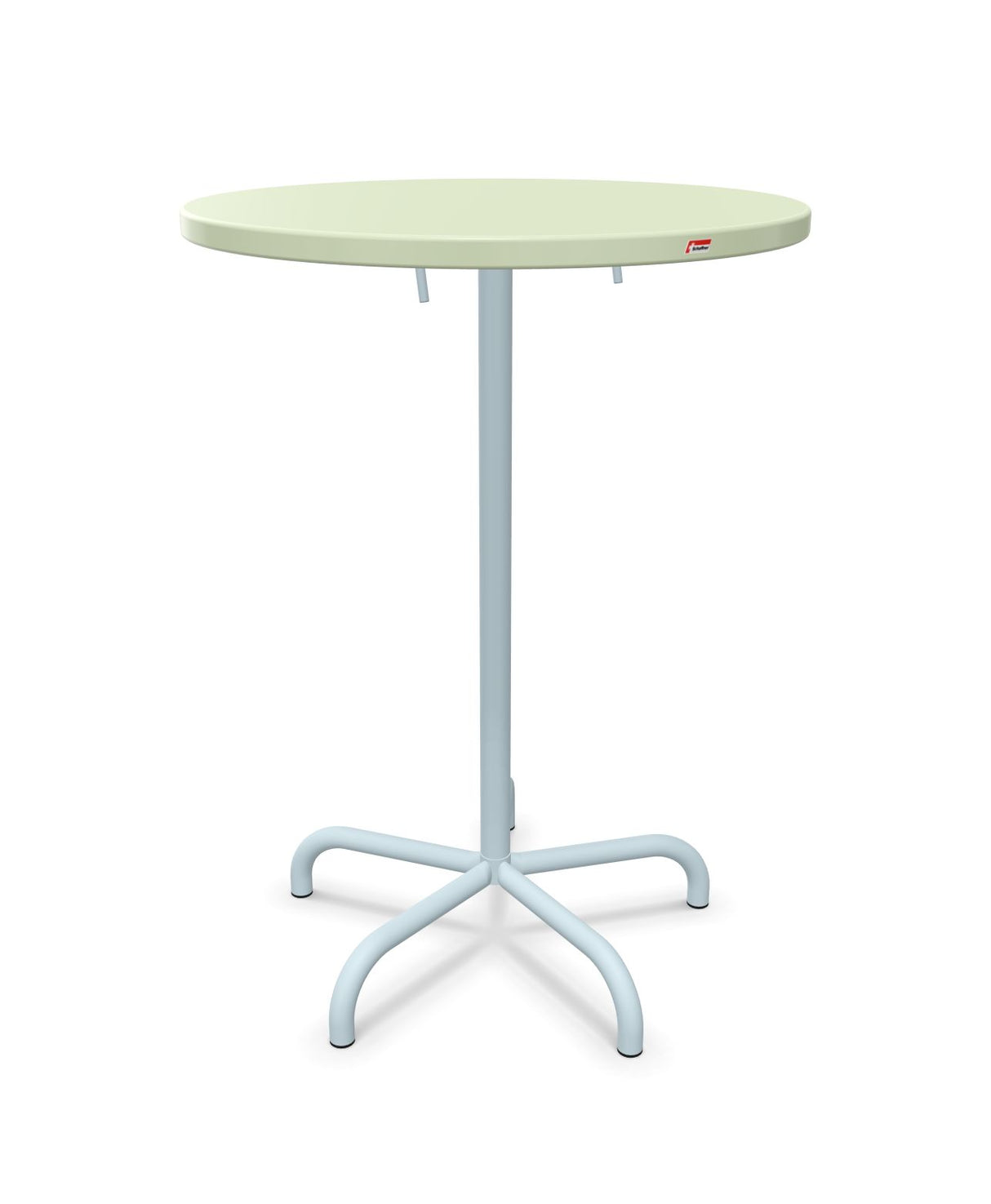 Schaffner Säntis Table haute rabattable ronde Ø80cm h:110cm