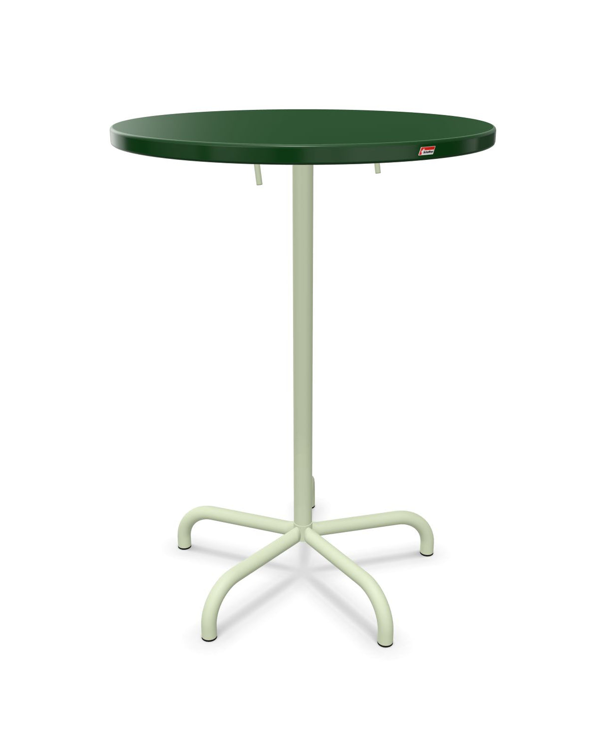 Schaffner Säntis Table haute rabattable ronde Ø80cm h:110cm