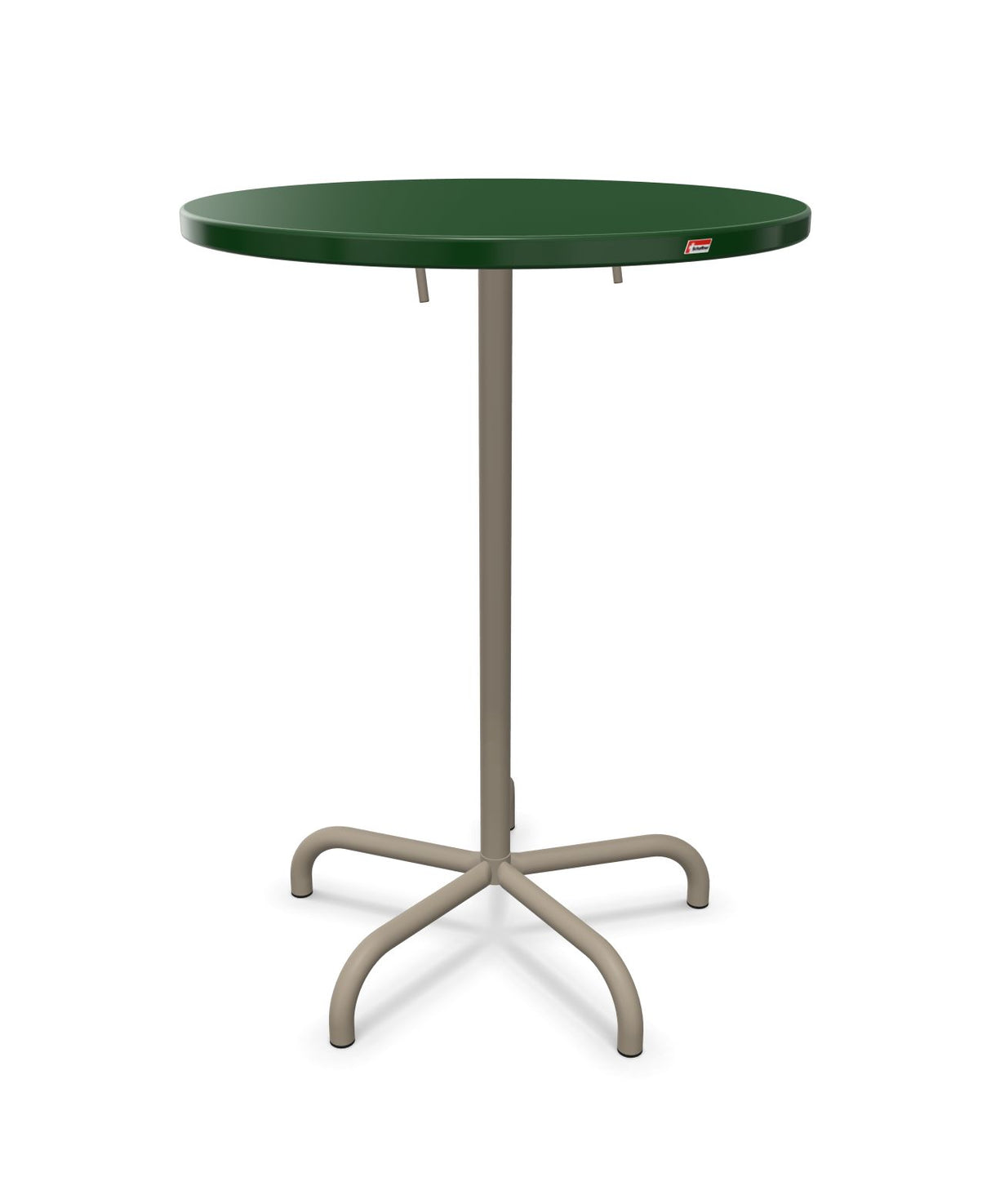 Schaffner Säntis Table haute rabattable ronde Ø80cm h:110cm