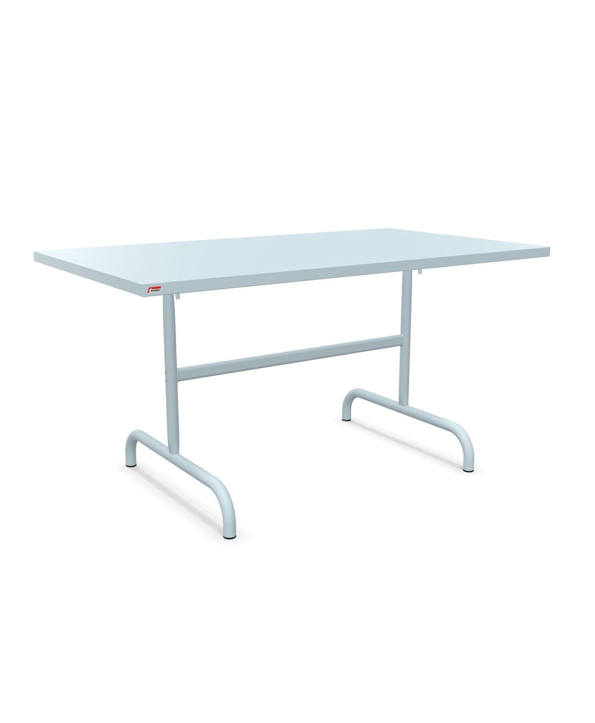 Schaffner Säntis Table repas rabattable 140x80cm Bleu Pastel 51 Bleu Pastel 51