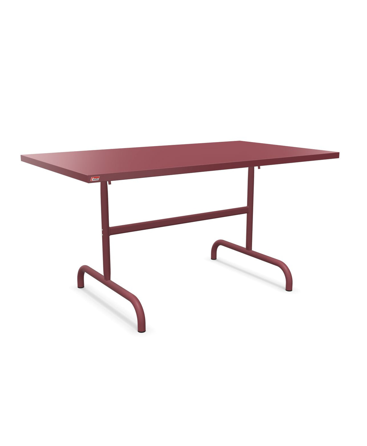 Schaffner Säntis Table repas rabattable 140x80cm Bordeaux 38 Bordeaux 38