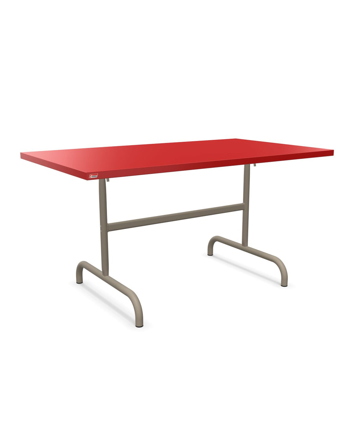 Schaffner Säntis Table repas rabattable 140x80cm Rouge 30 Champagne 85