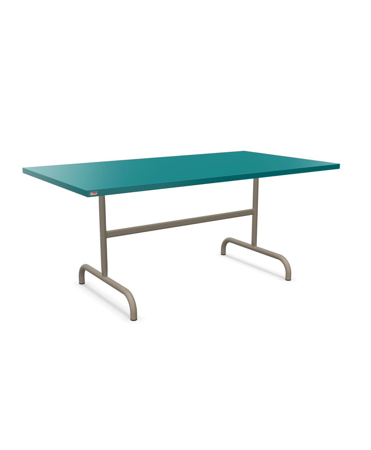 Schaffner Säntis Table repas rabattable 165x90cm Bleu Kali 56 Champagne 85