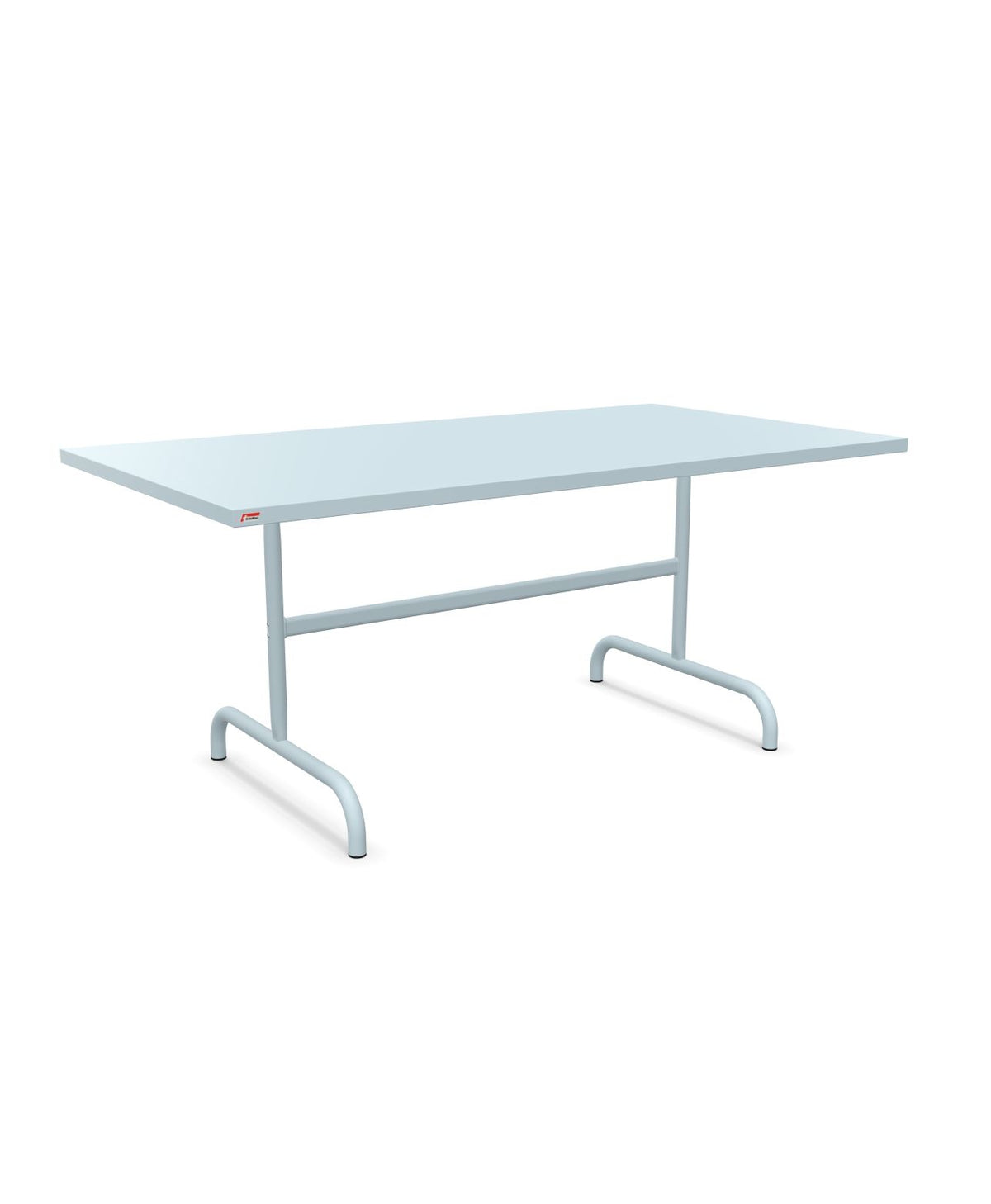Schaffner Säntis Table repas rabattable 165x90cm Bleu Pastel 51 Bleu Pastel 51