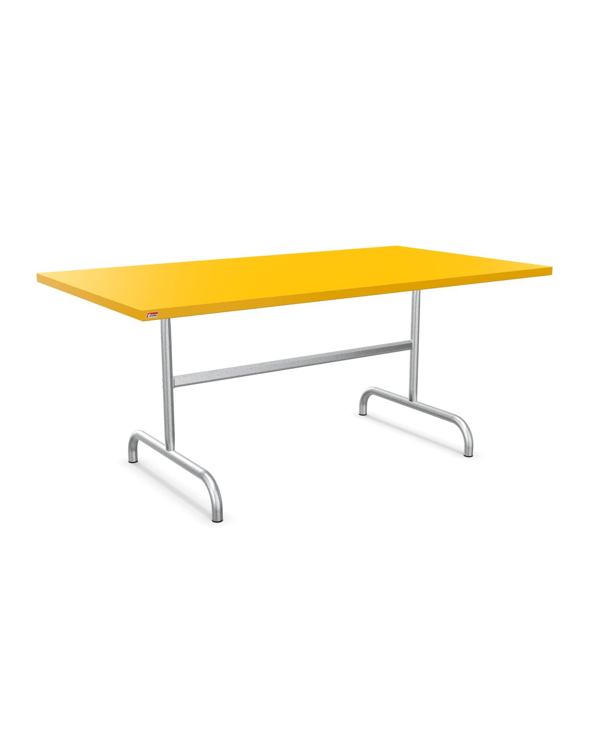 Schaffner Säntis Table repas rabattable 165x90cm Jaune 11 Galvanisé à chaud 02