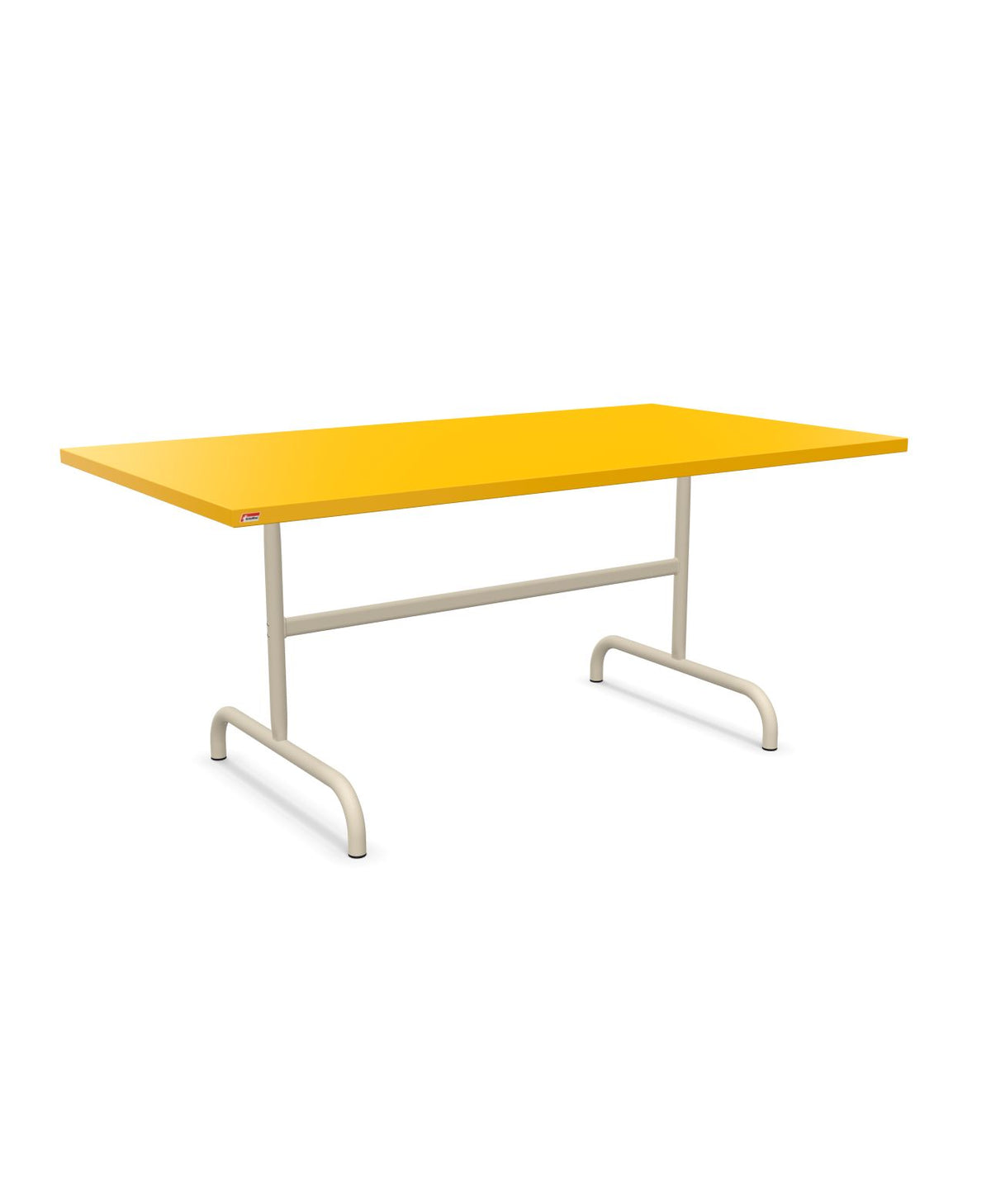 Schaffner Säntis Table repas rabattable 165x90cm Jaune 11 Sable Pastel 15