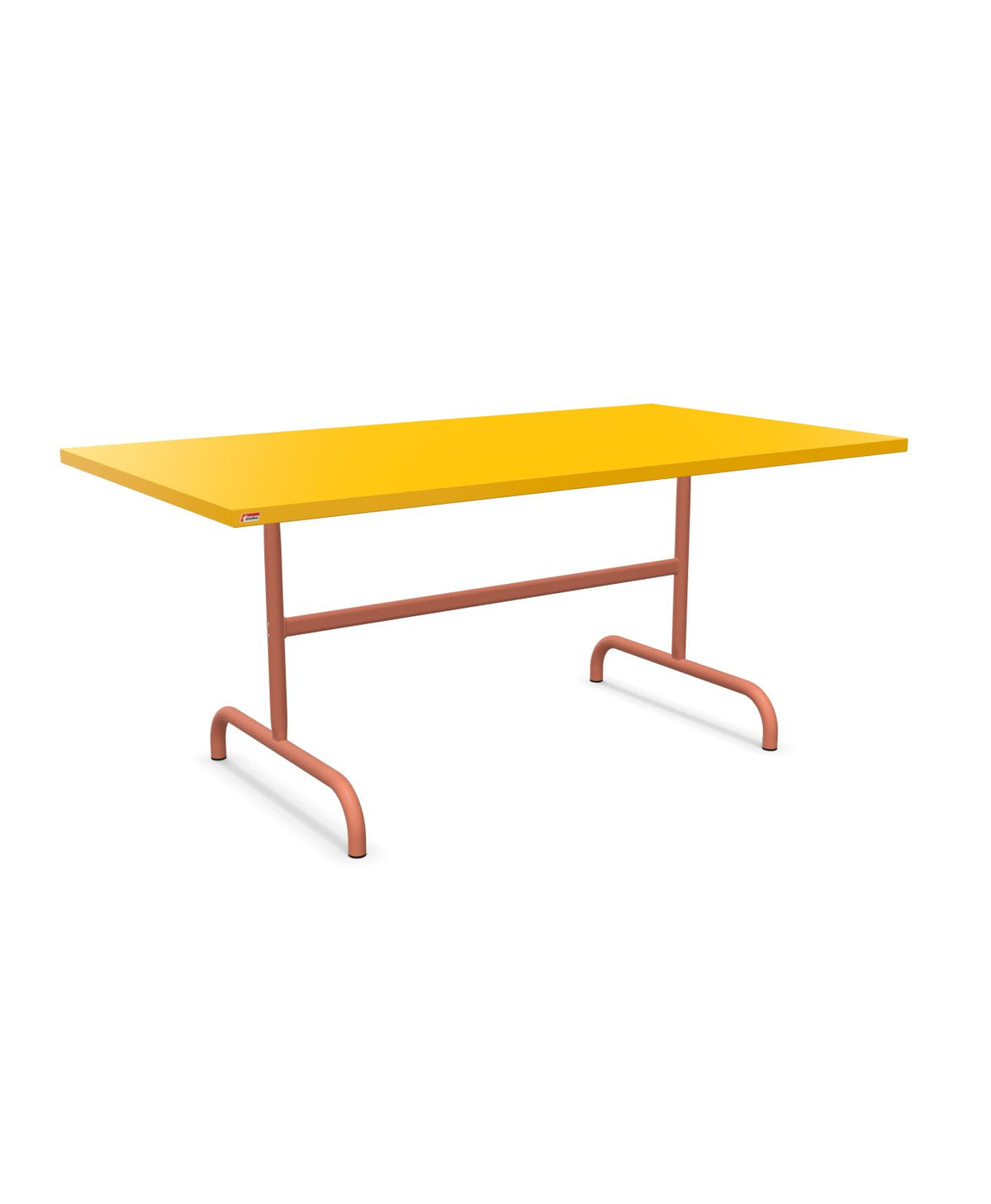 Schaffner Säntis Table repas rabattable 165x90cm Jaune 11 Terracotta 84