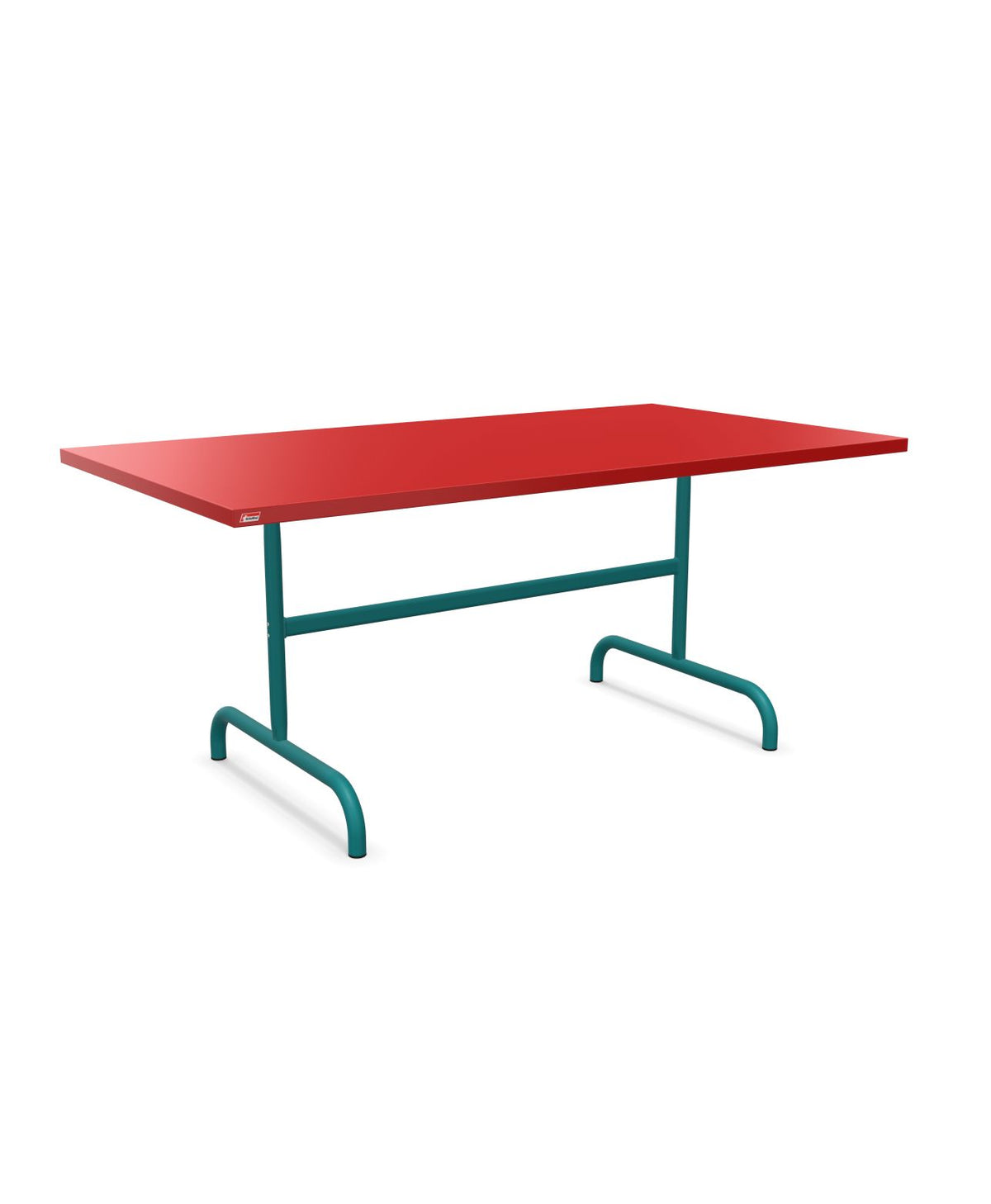 Schaffner Säntis Table repas rabattable 165x90cm Rouge 30 Bleu Kali 56