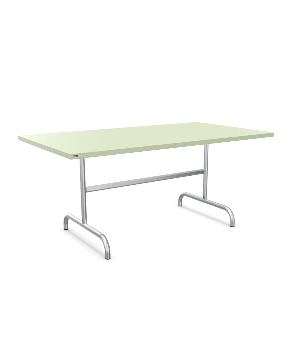 Schaffner Säntis Table repas rabattable 165x90cm Vert Pastel 64 Galvanisé à chaud 02