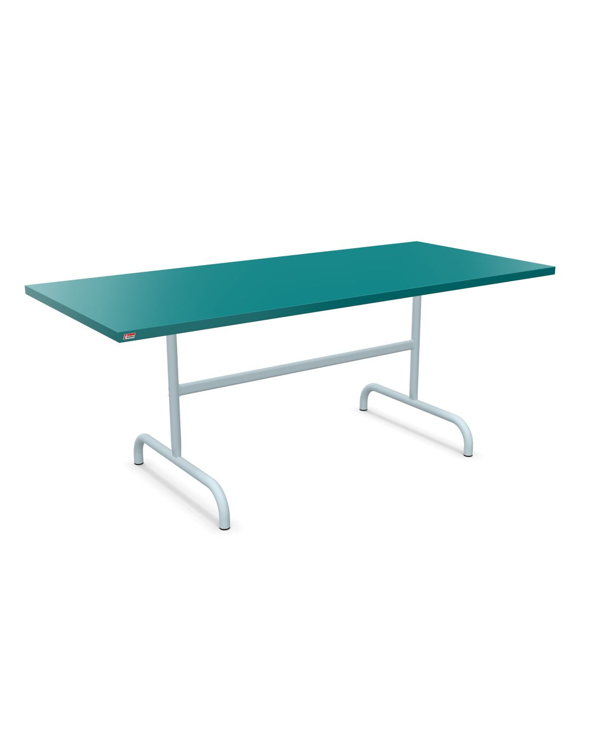 Schaffner Säntis Table repas rabattable 180x80cm Bleu Kali 56 Bleu Pastel 51