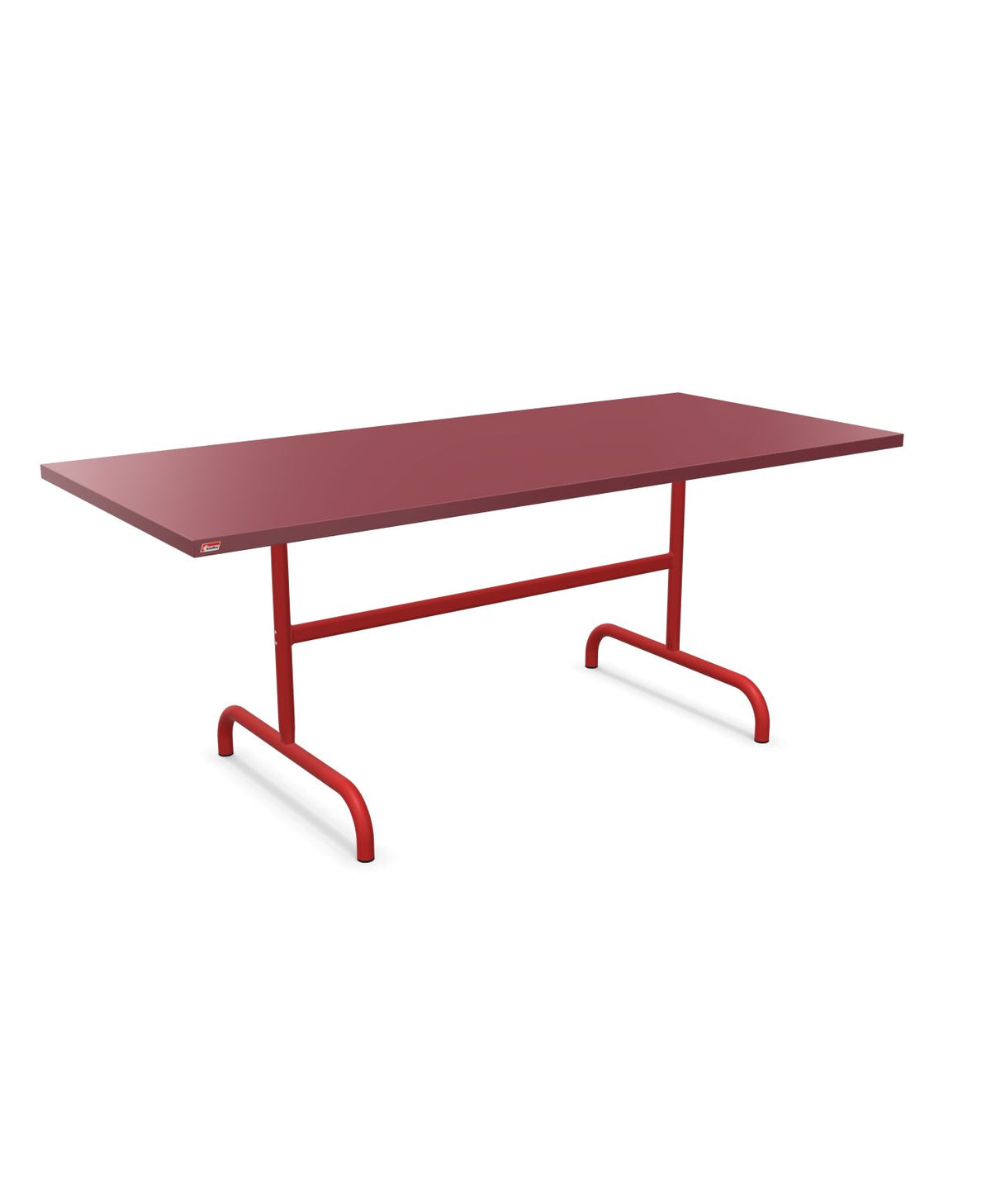 Schaffner Säntis Table repas rabattable 180x80cm Bordeaux 38 Rouge 30