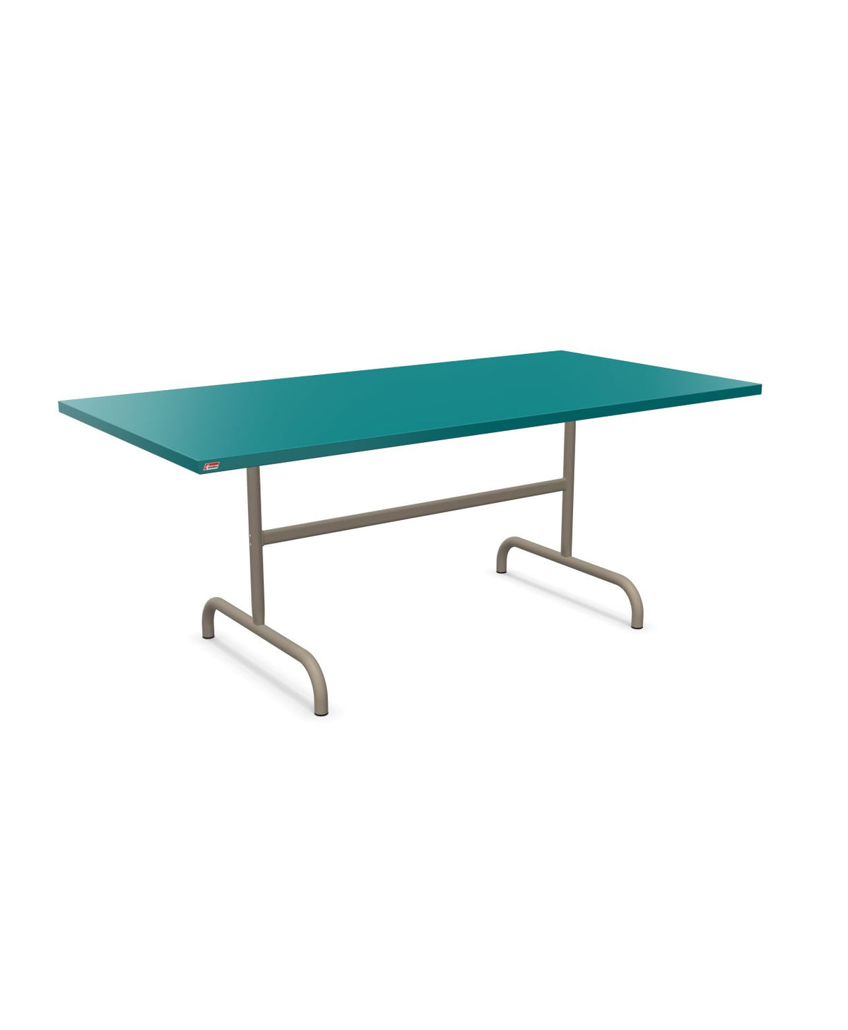 Schaffner Säntis Table repas rabattable 180x90cm Bleu Kali 56 Champagne 85